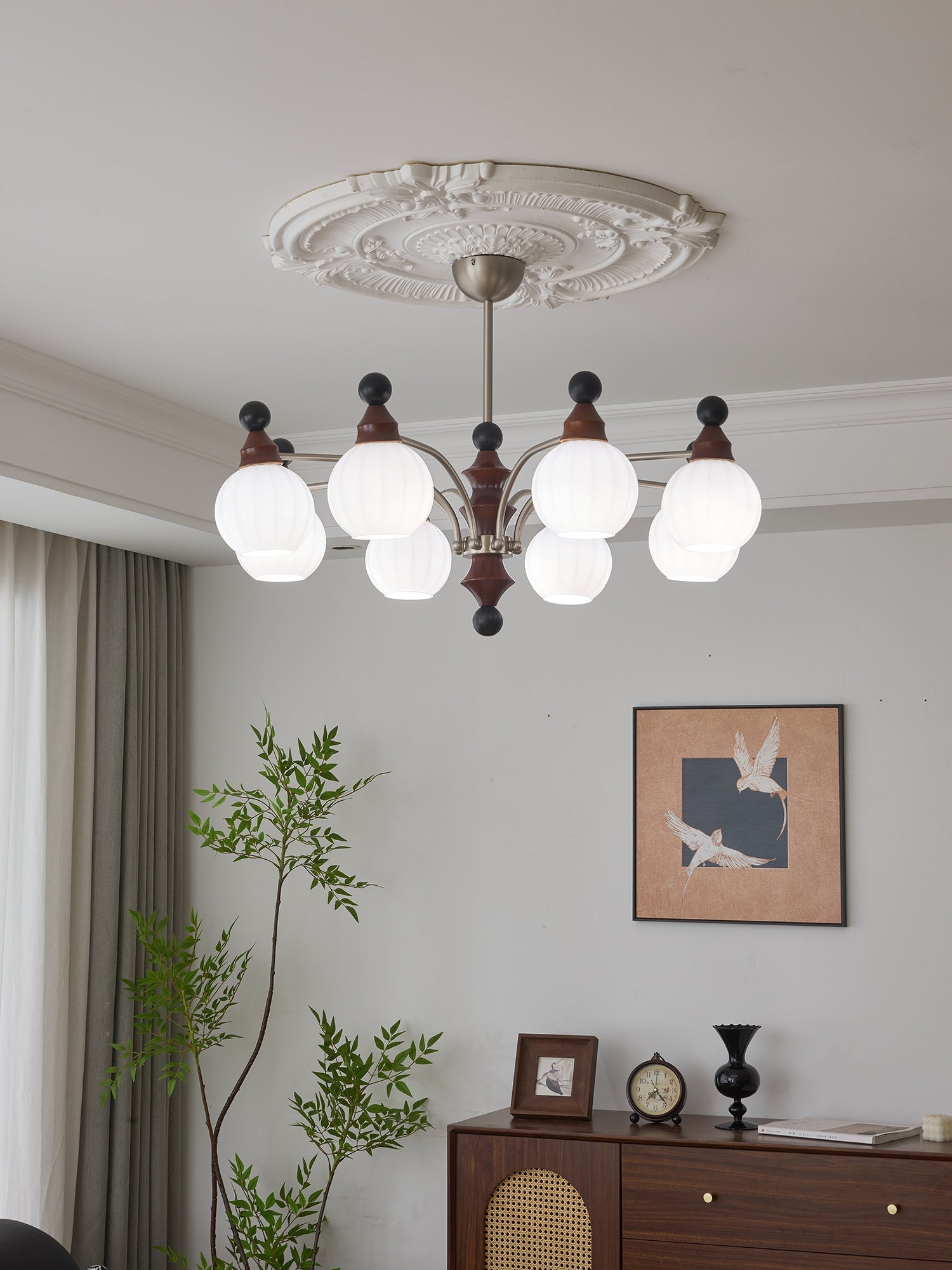 Zosilara Traditional Elegance Wood Chandelier - Letslighting