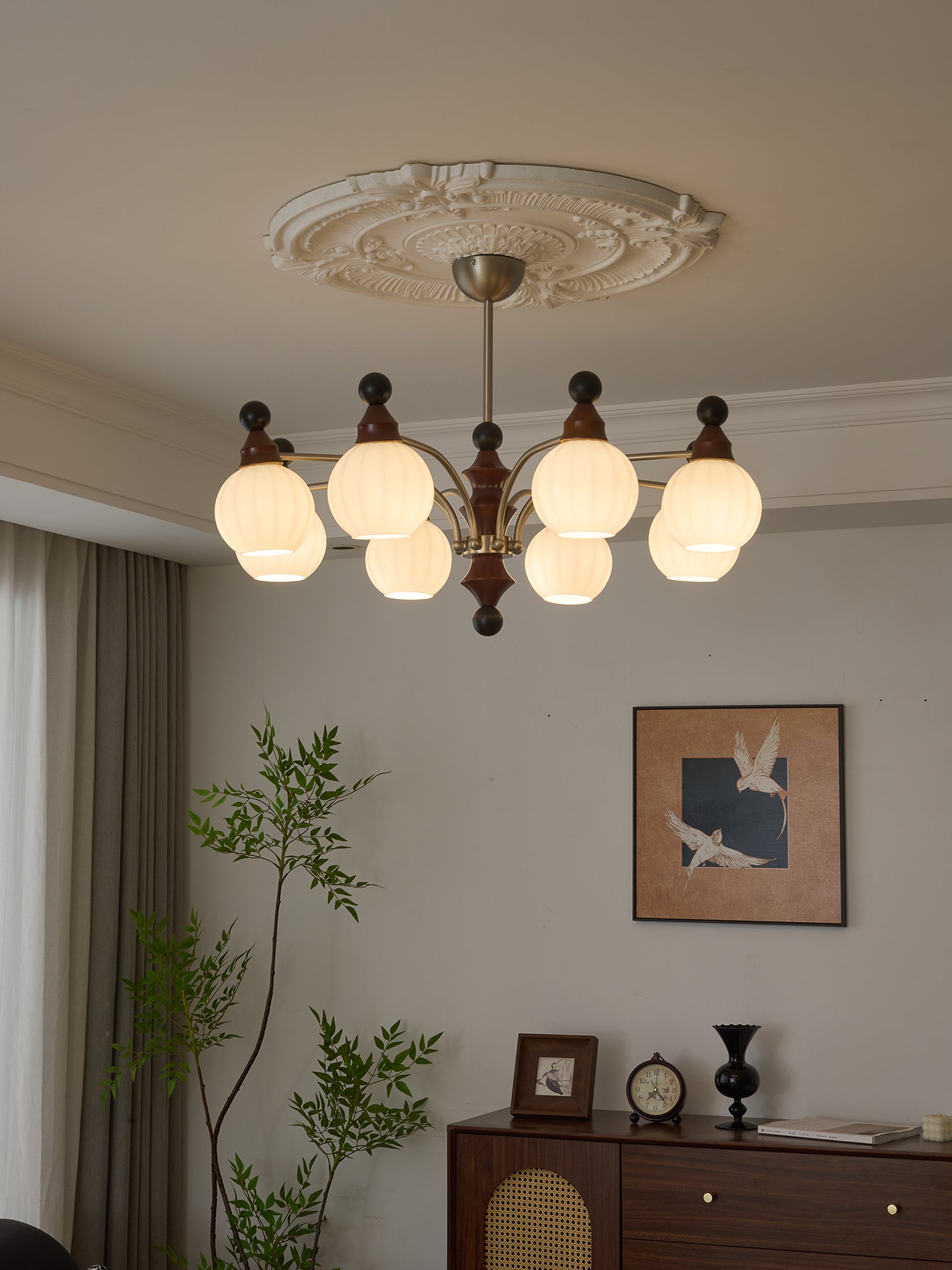 Zosilara Traditional Elegance Wood Chandelier - Letslighting