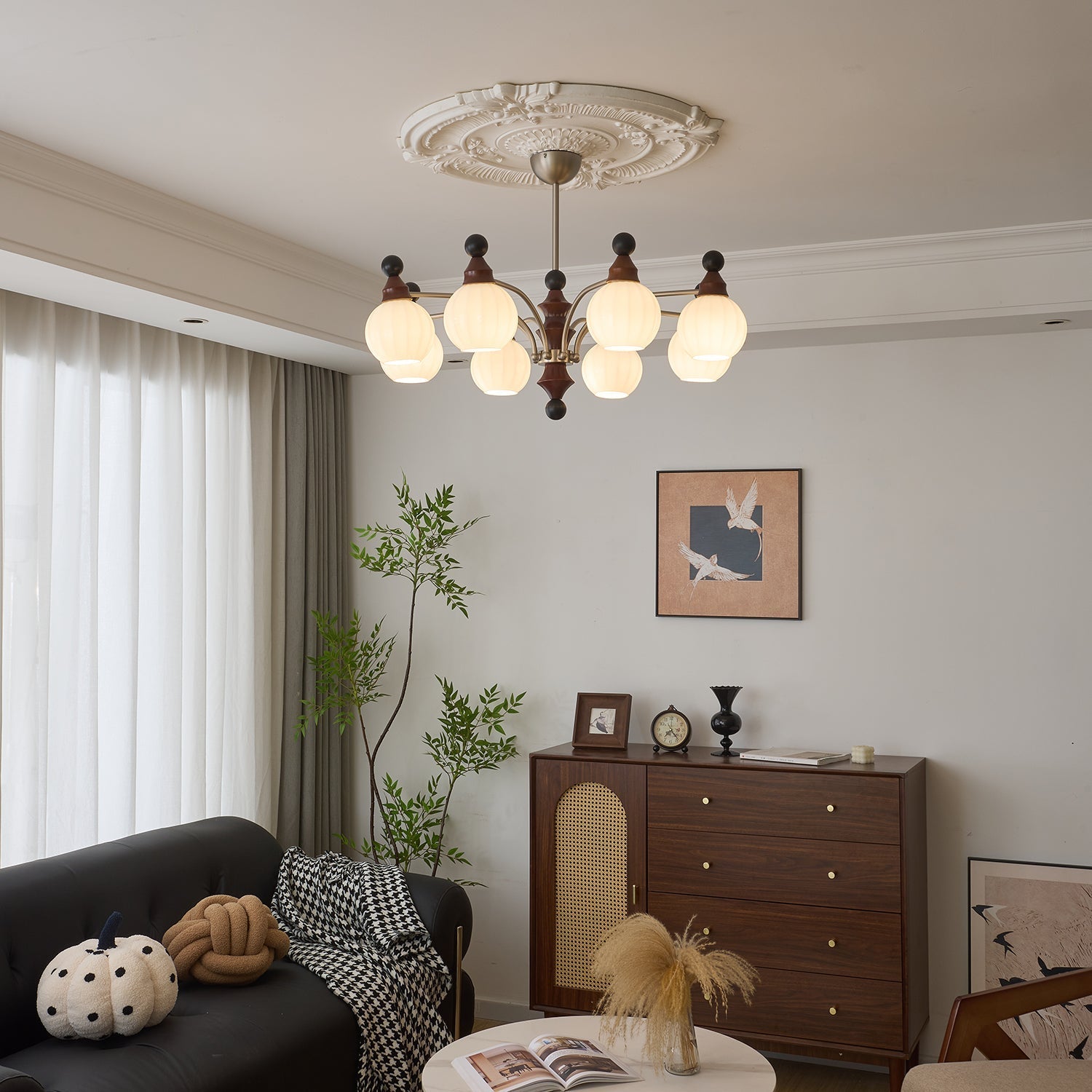 Zosilara Traditional Elegance Wood Chandelier - Letslighting
