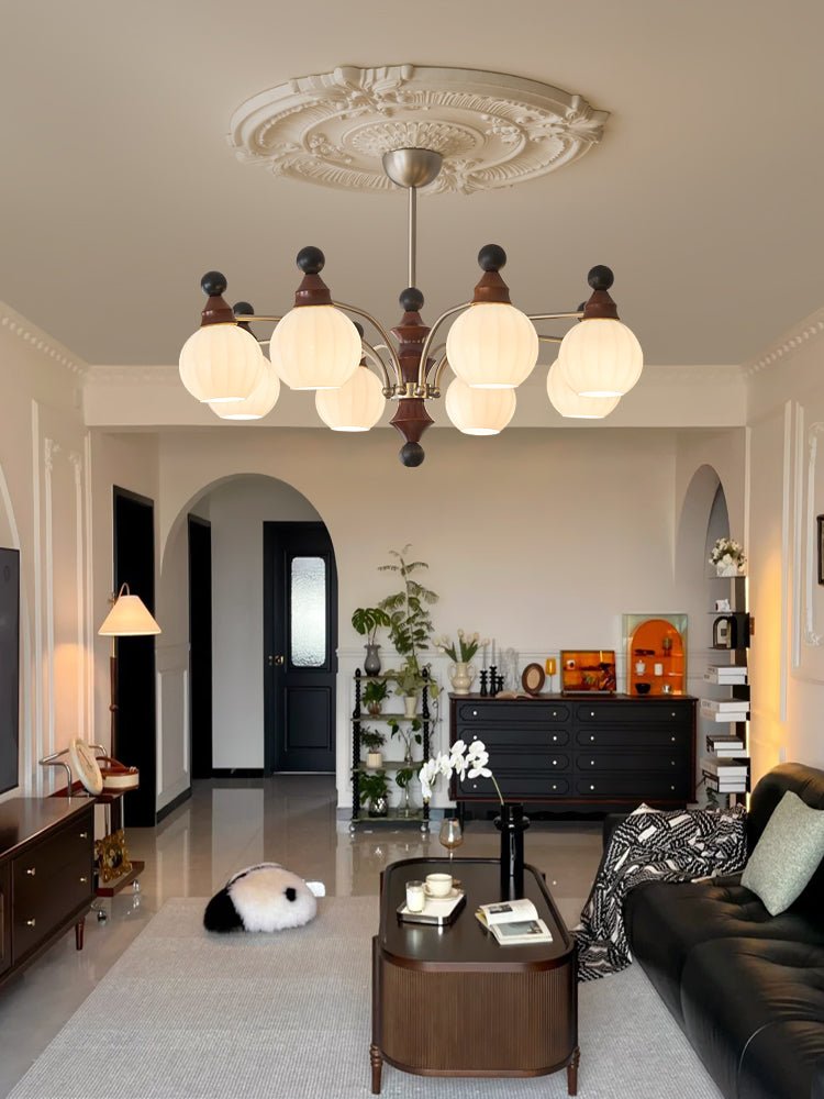 Zosilara Traditional Elegance Wood Chandelier - Letslighting