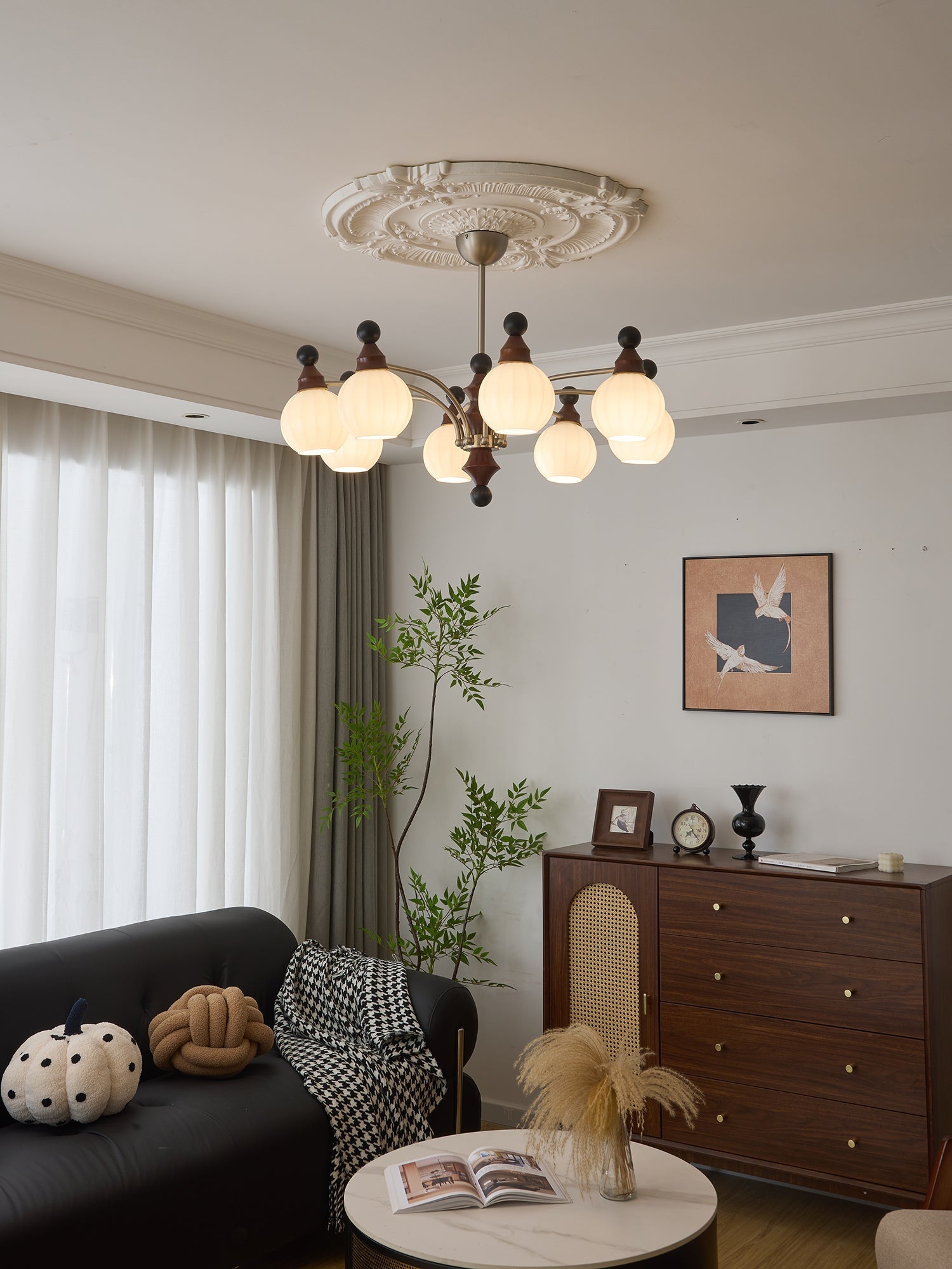 Zosilara Traditional Elegance Wood Chandelier - Letslighting
