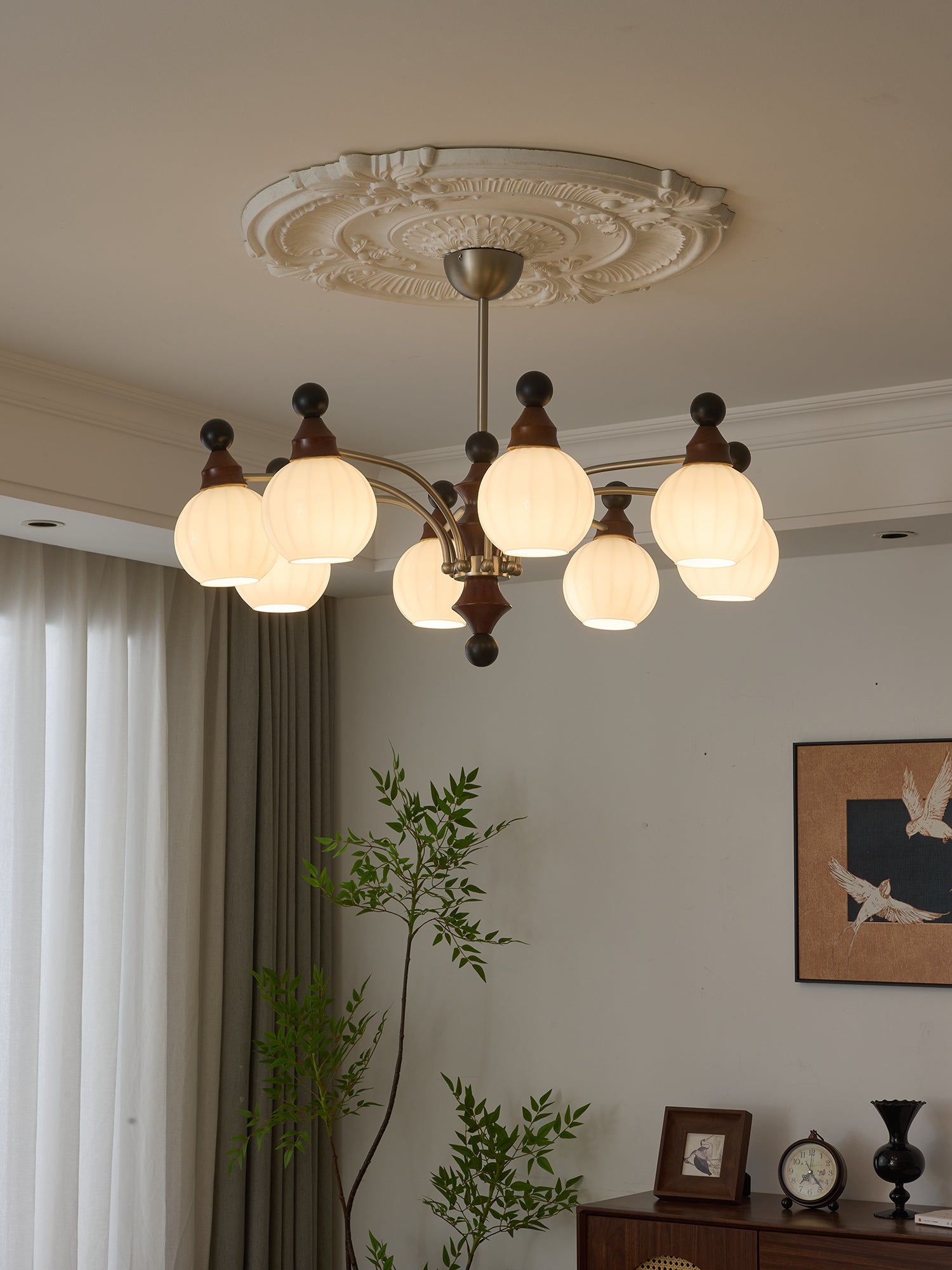 Zosilara Traditional Elegance Wood Chandelier - Letslighting