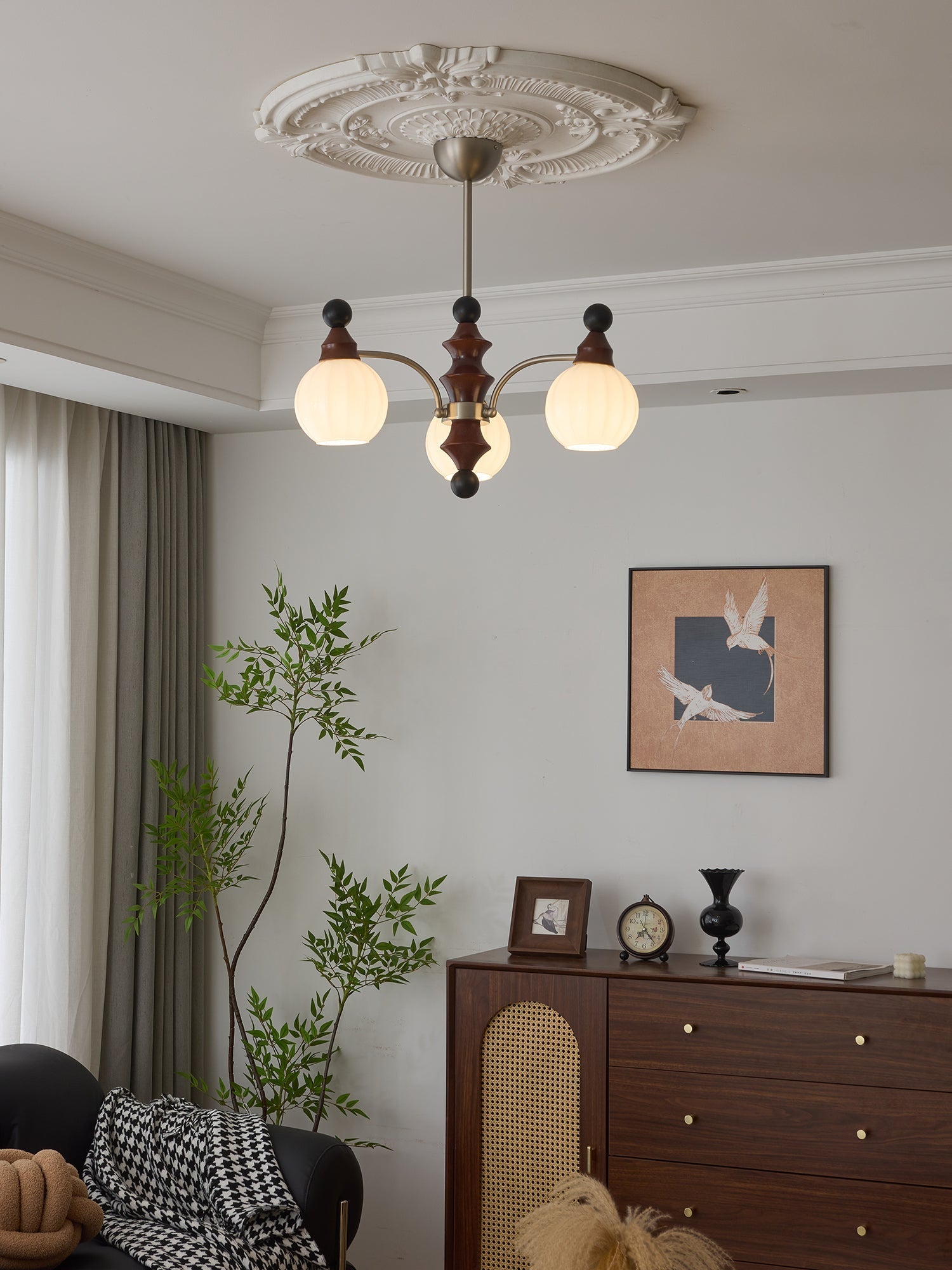 Zosilara Traditional Elegance Wood Chandelier - Letslighting
