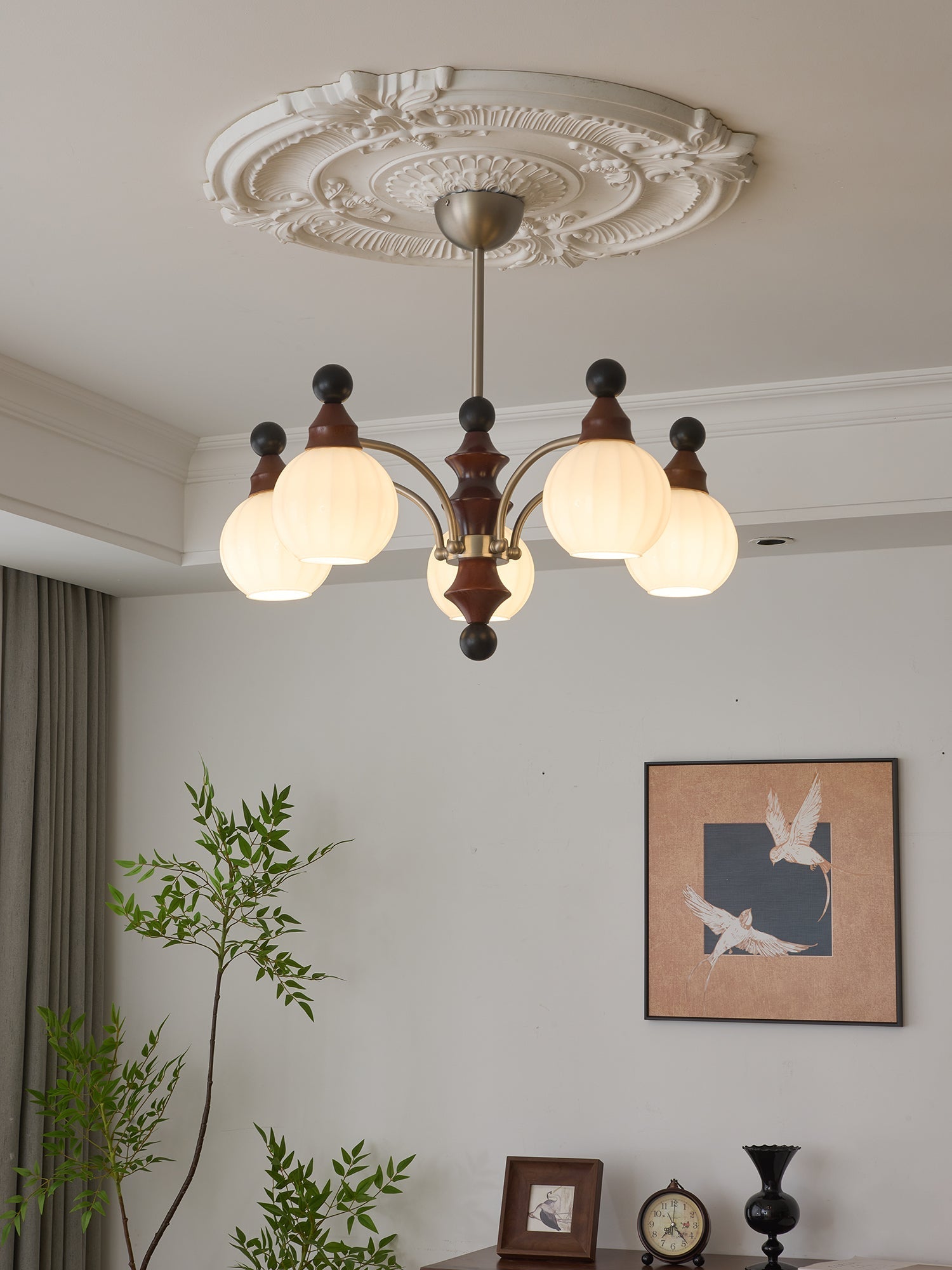Zosilara Traditional Elegance Wood Chandelier - Letslighting