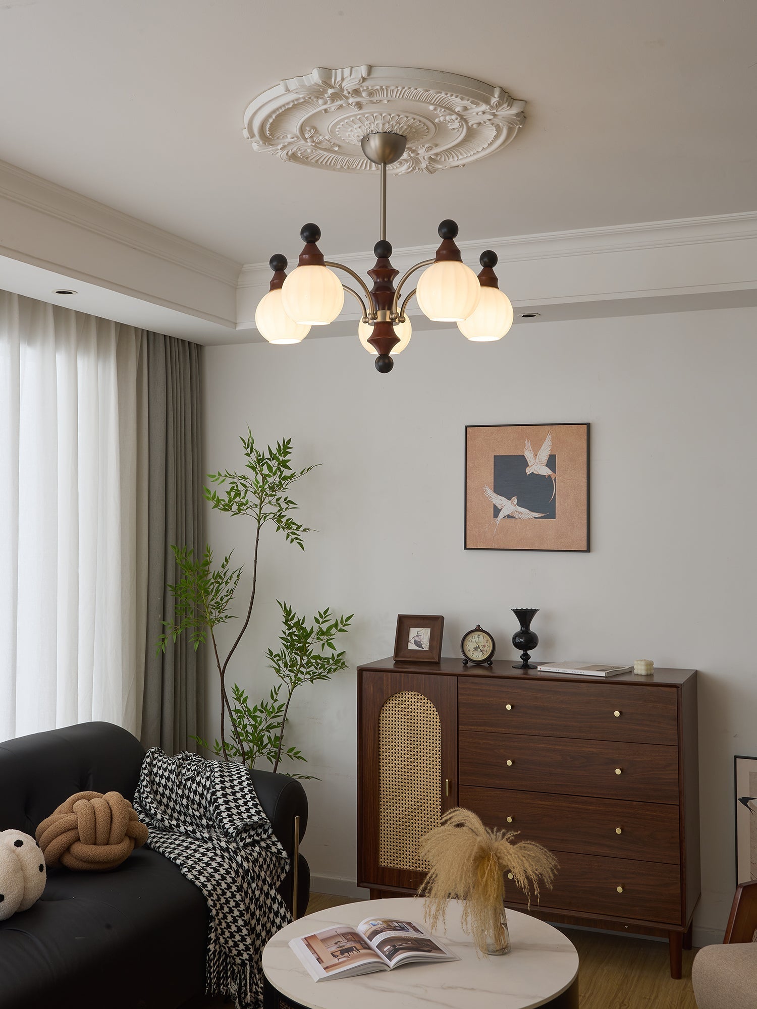 Zosilara Traditional Elegance Wood Chandelier - Letslighting