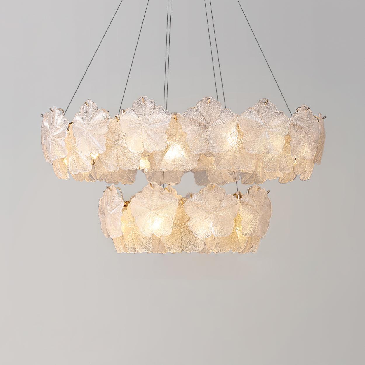 Vitheir Floral Glass Chandelier - Letslighting