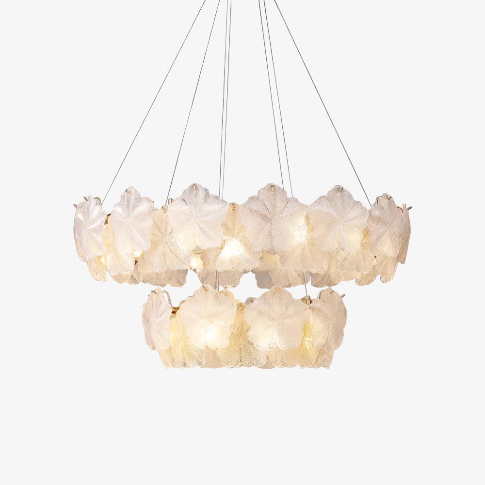 Vitheir Floral Glass Chandelier - Letslighting