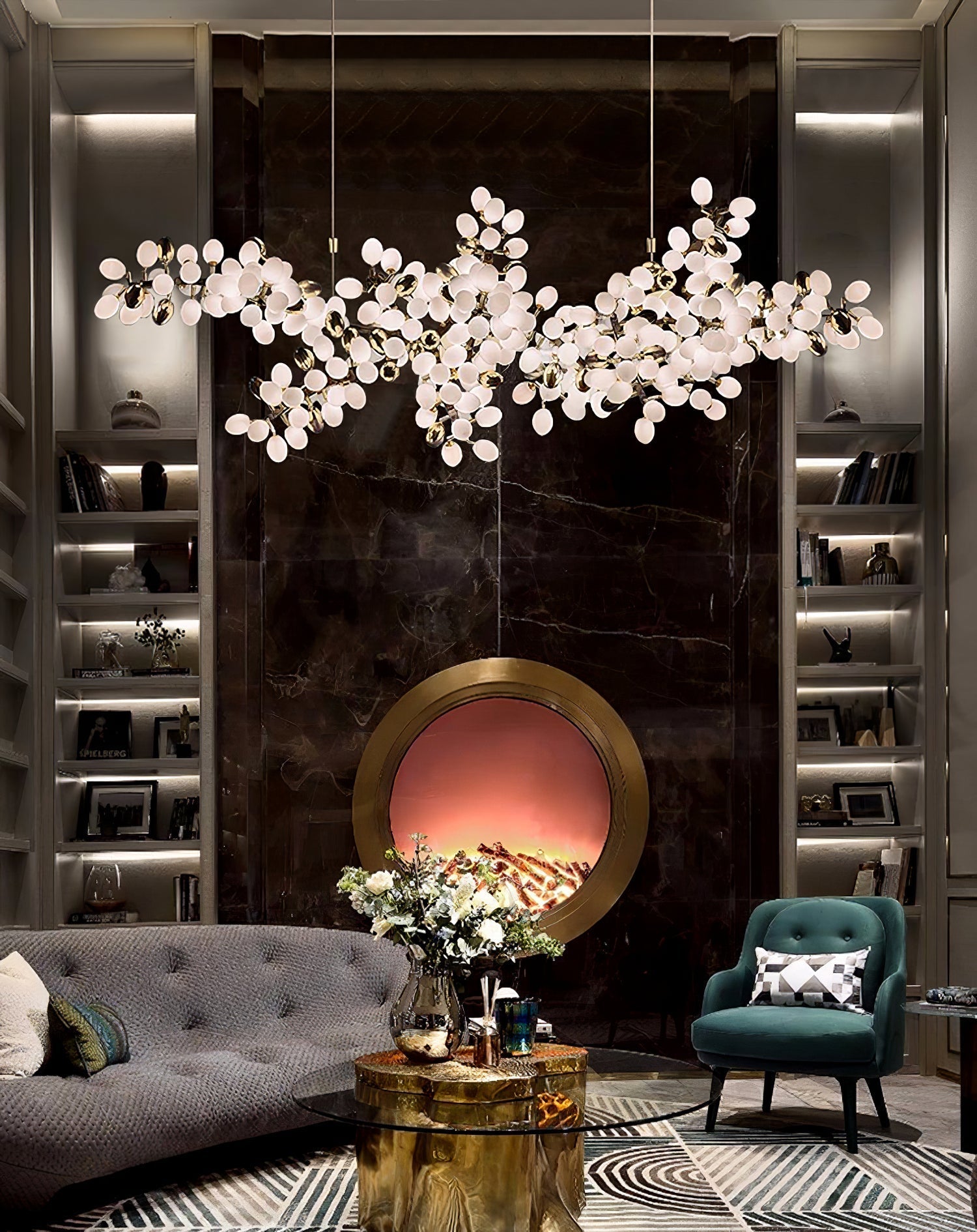 Cithaila Postmodern Luxury Bunch Glass Chandelier - Letslighting
