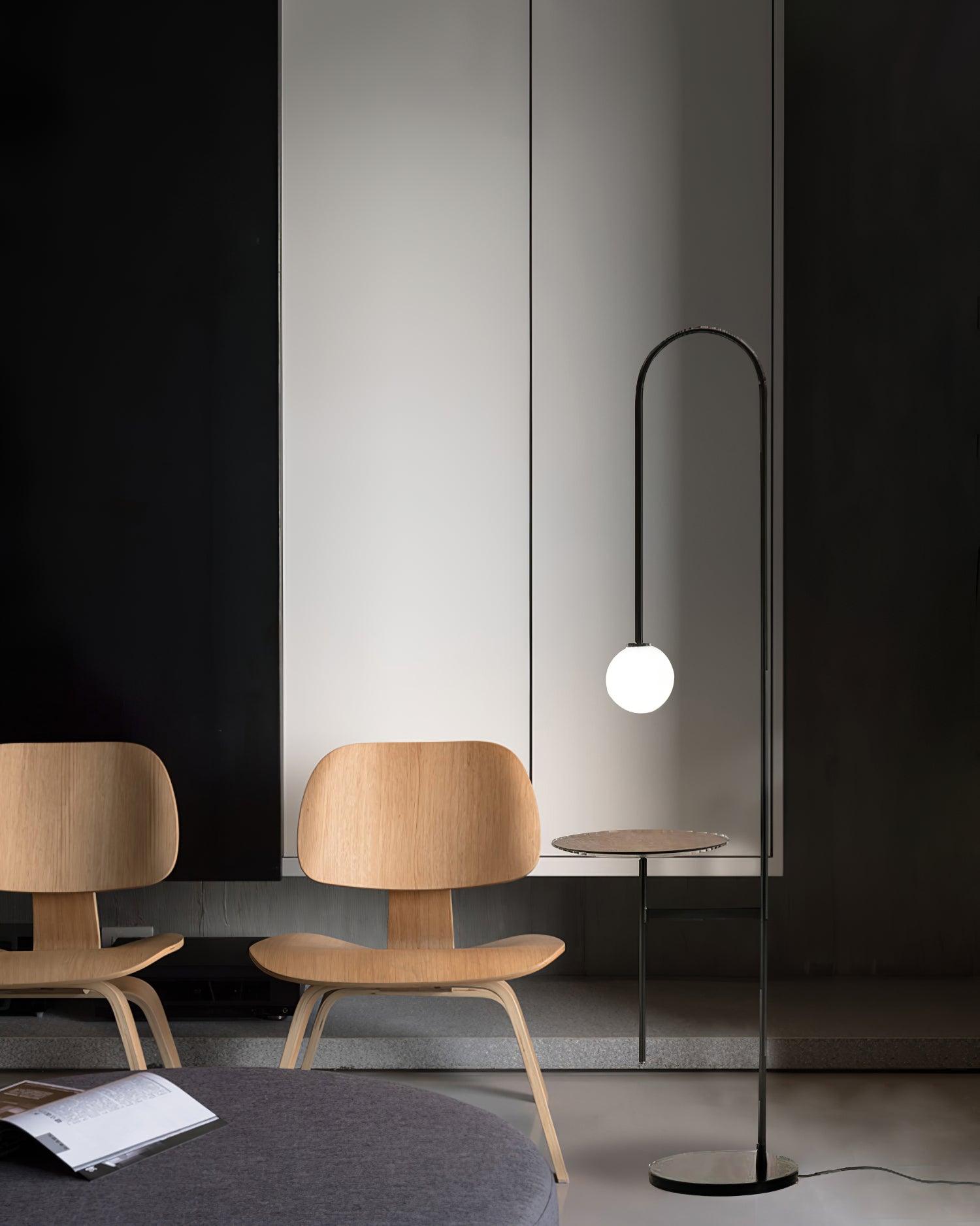 Celonce Glass Minimalist Floor Lamp - Letslighting