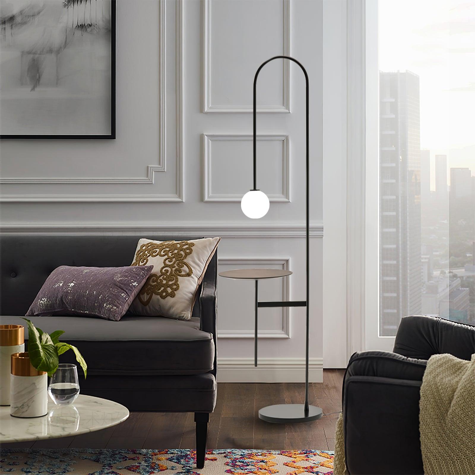 Celonce Glass Minimalist Floor Lamp - Letslighting