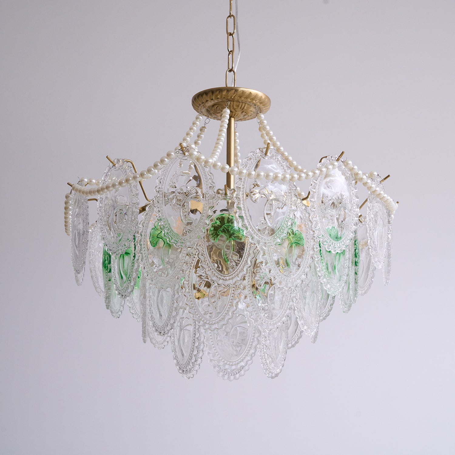 Kristy Chandelier Lustrous pearls