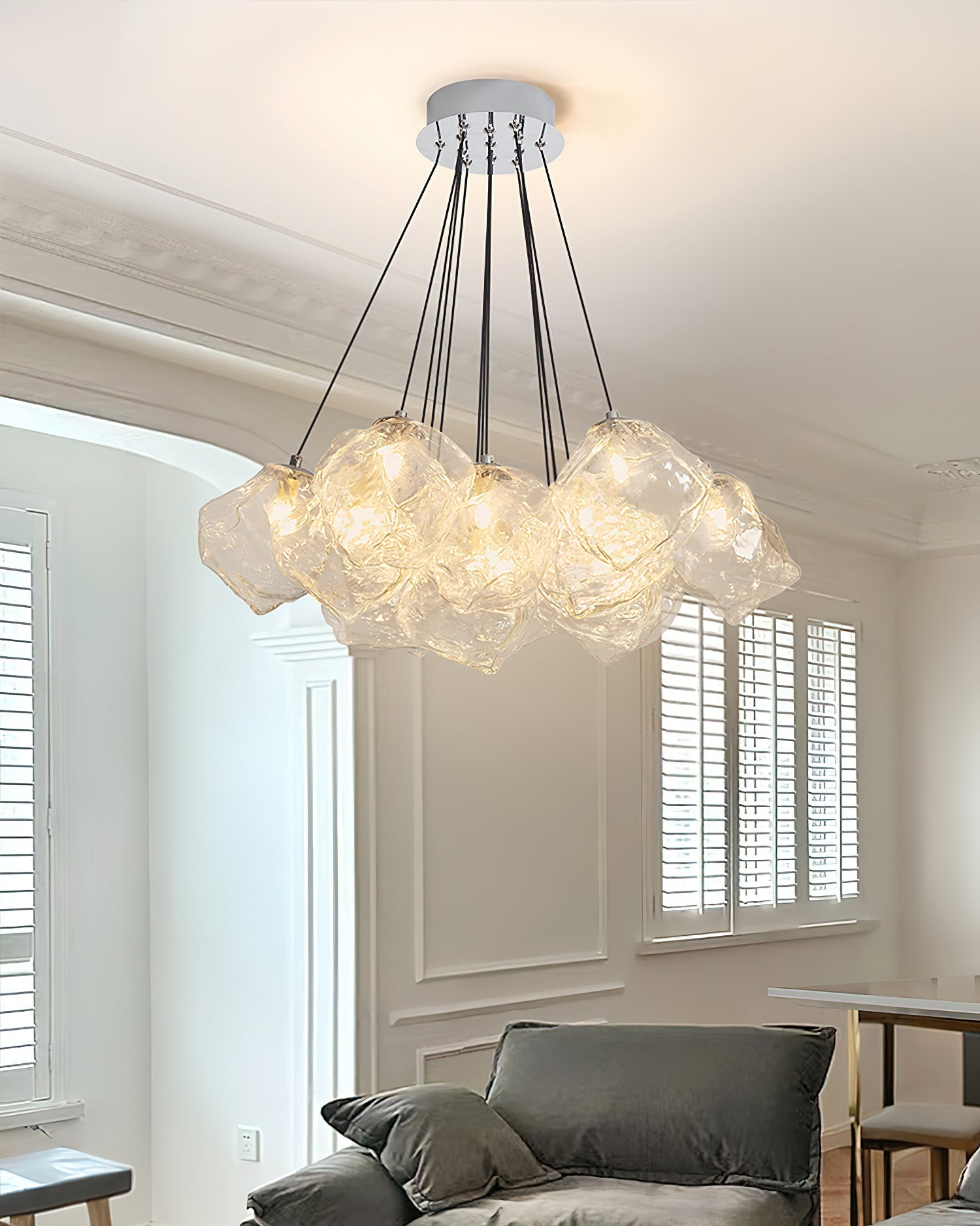 Aurora Chandelier Ice Sparkling - Letslighting