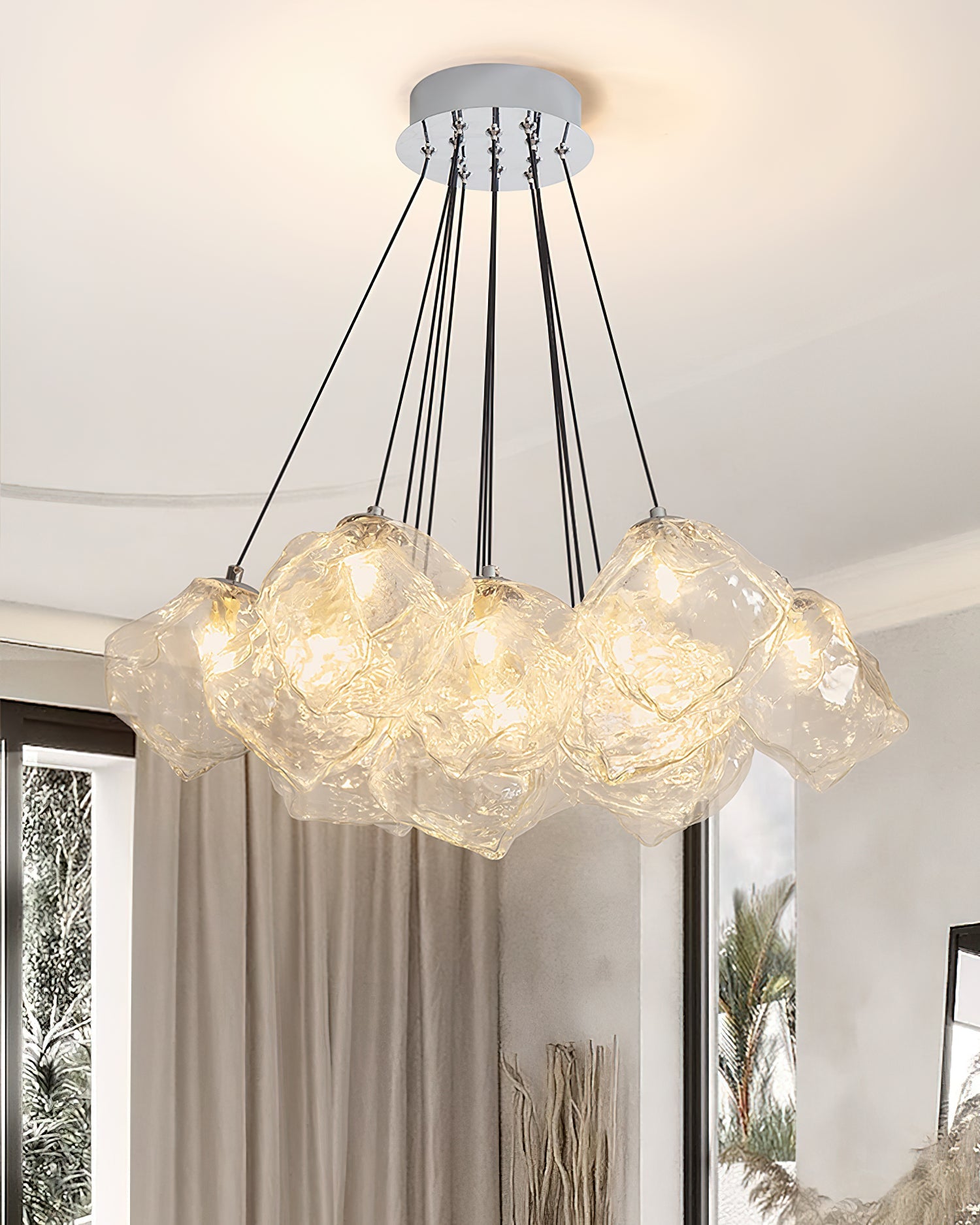 Aurora Chandelier Ice Sparkling - Letslighting
