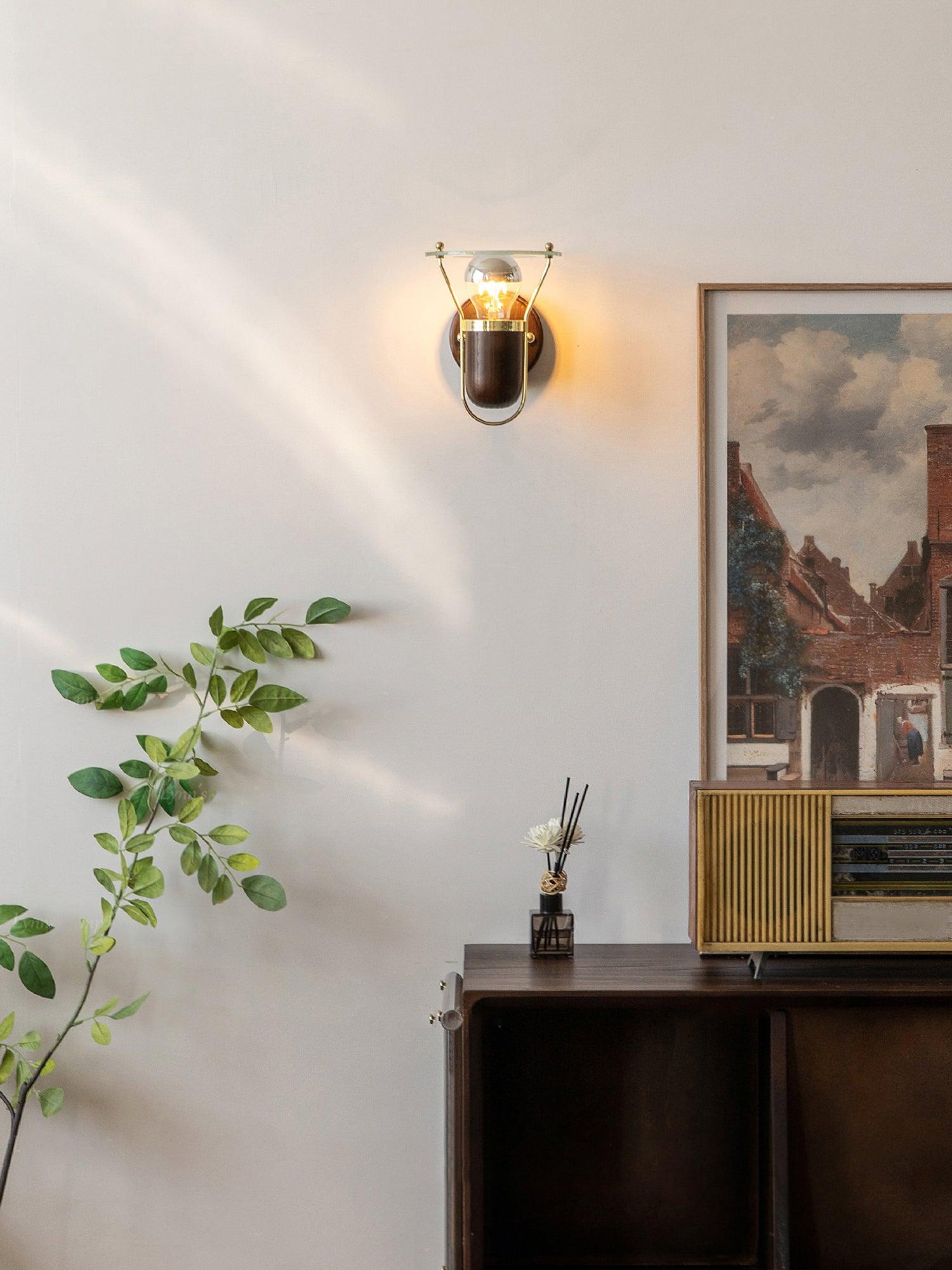 Lumace Wood Retro Wall Light - Letslighting