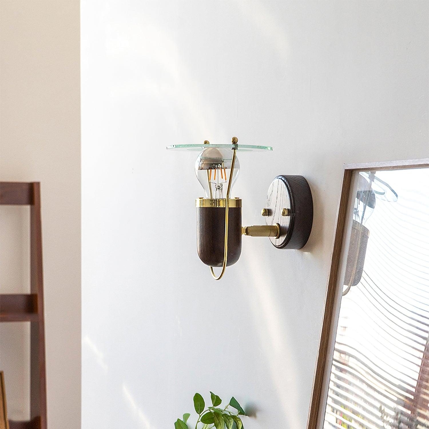 Lumace Wood Retro Wall Light - Letslighting