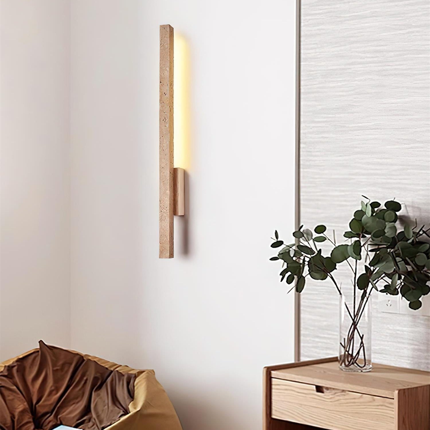 Opalyn Slim Travertine Wall Lamp - Letslighting