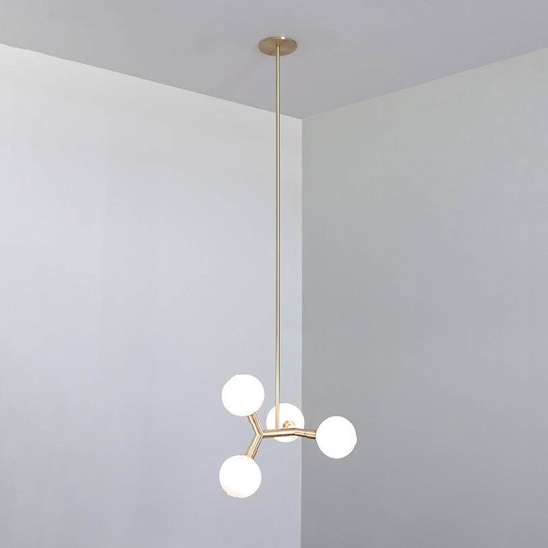 Irina Modern Minimalist Brass Glass Pendant Lamp - Letslighting