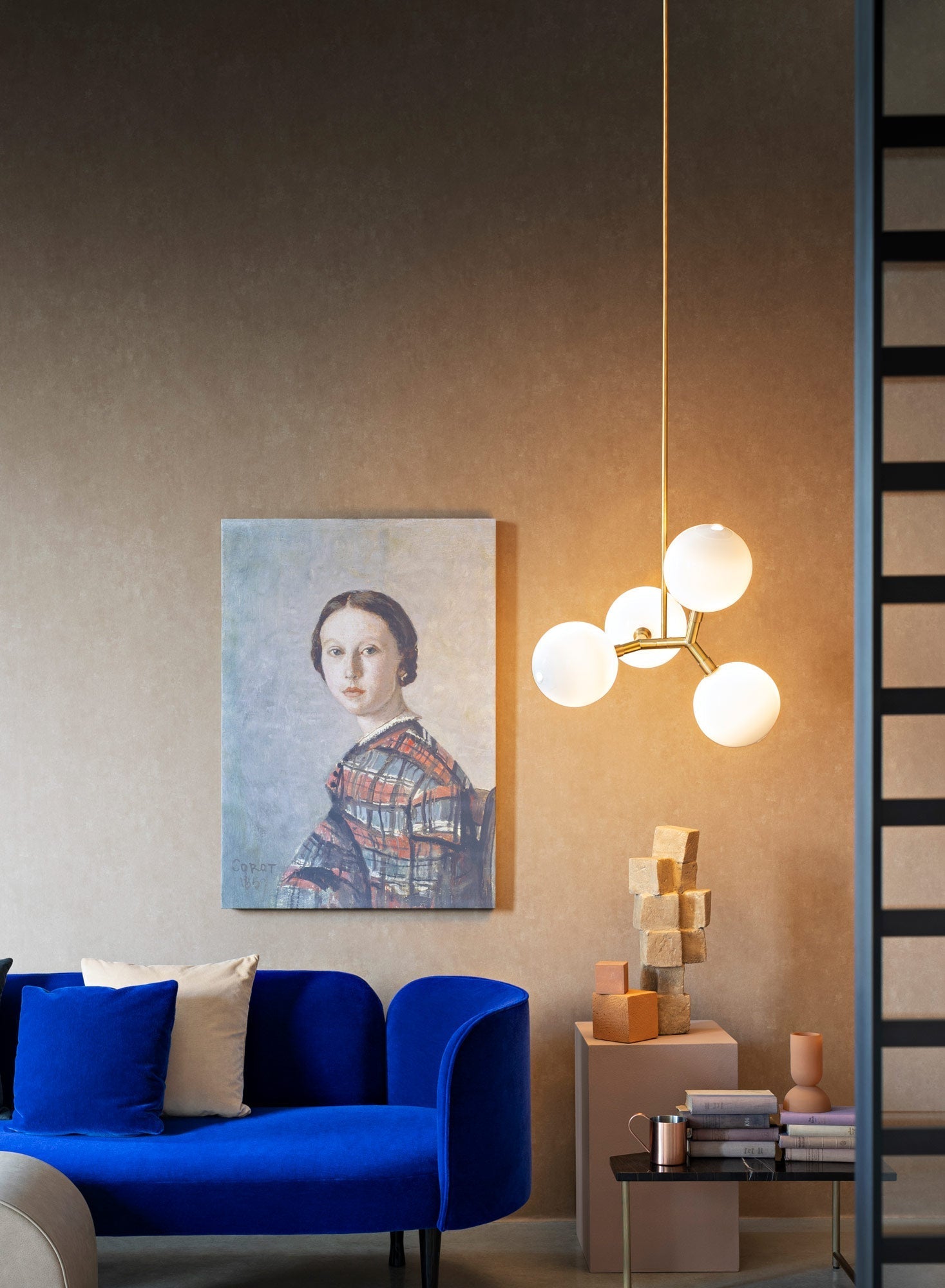 Irina Modern Minimalist Brass Glass Pendant Lamp - Letslighting