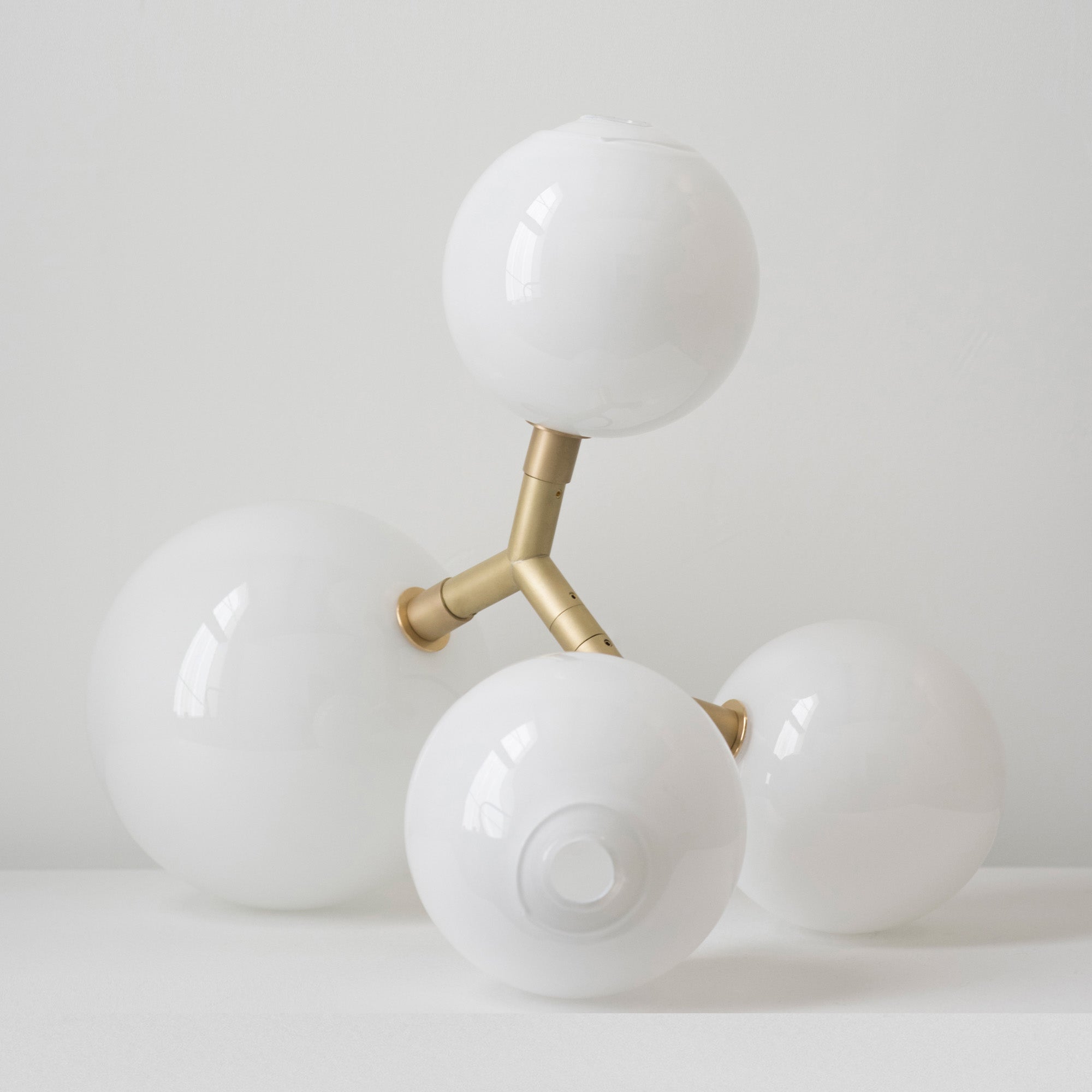 Irina Modern Minimalist Brass Glass Pendant Lamp - Letslighting