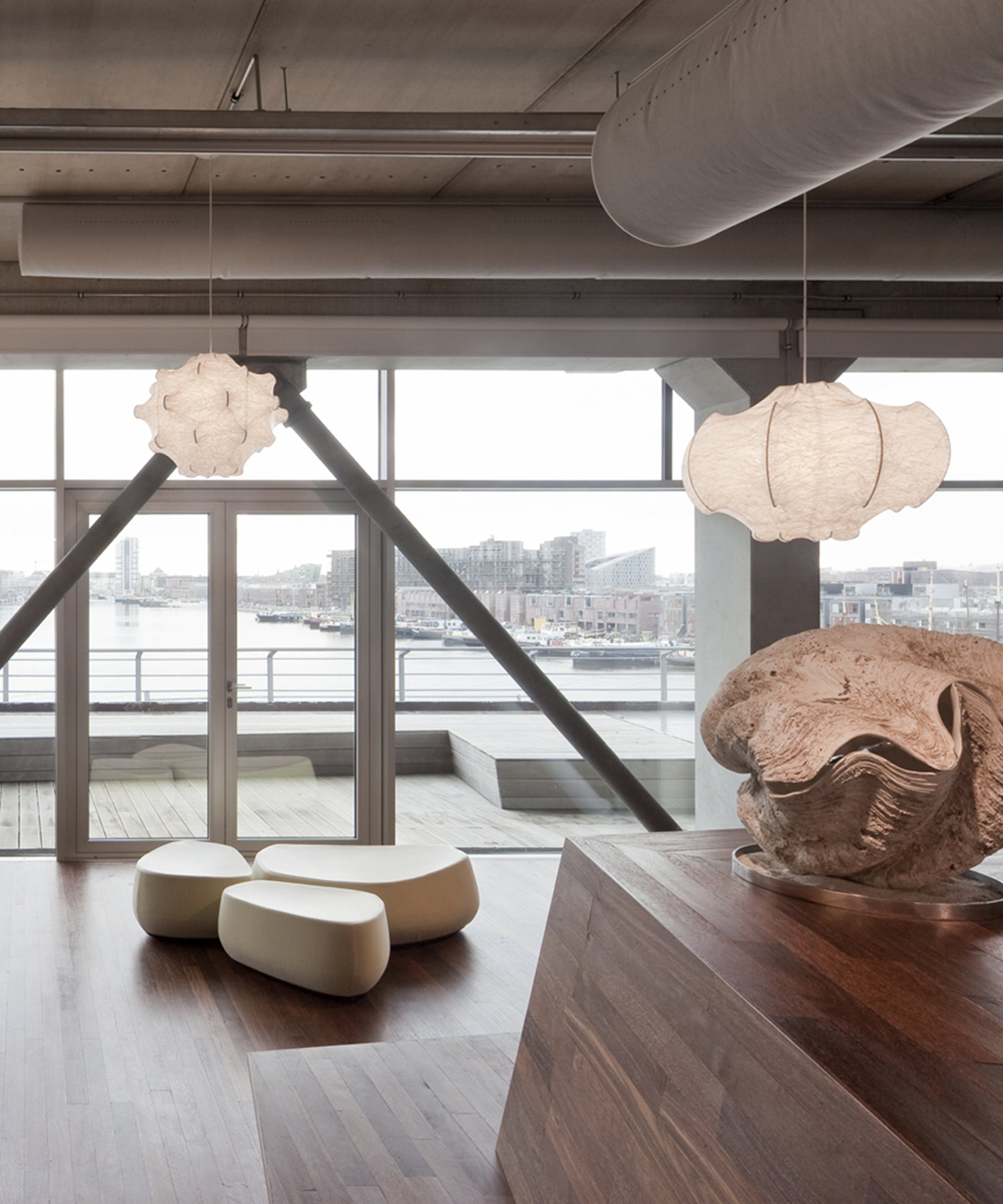 Lotus Minimalist Silk Pendant Lamp - Letslighting