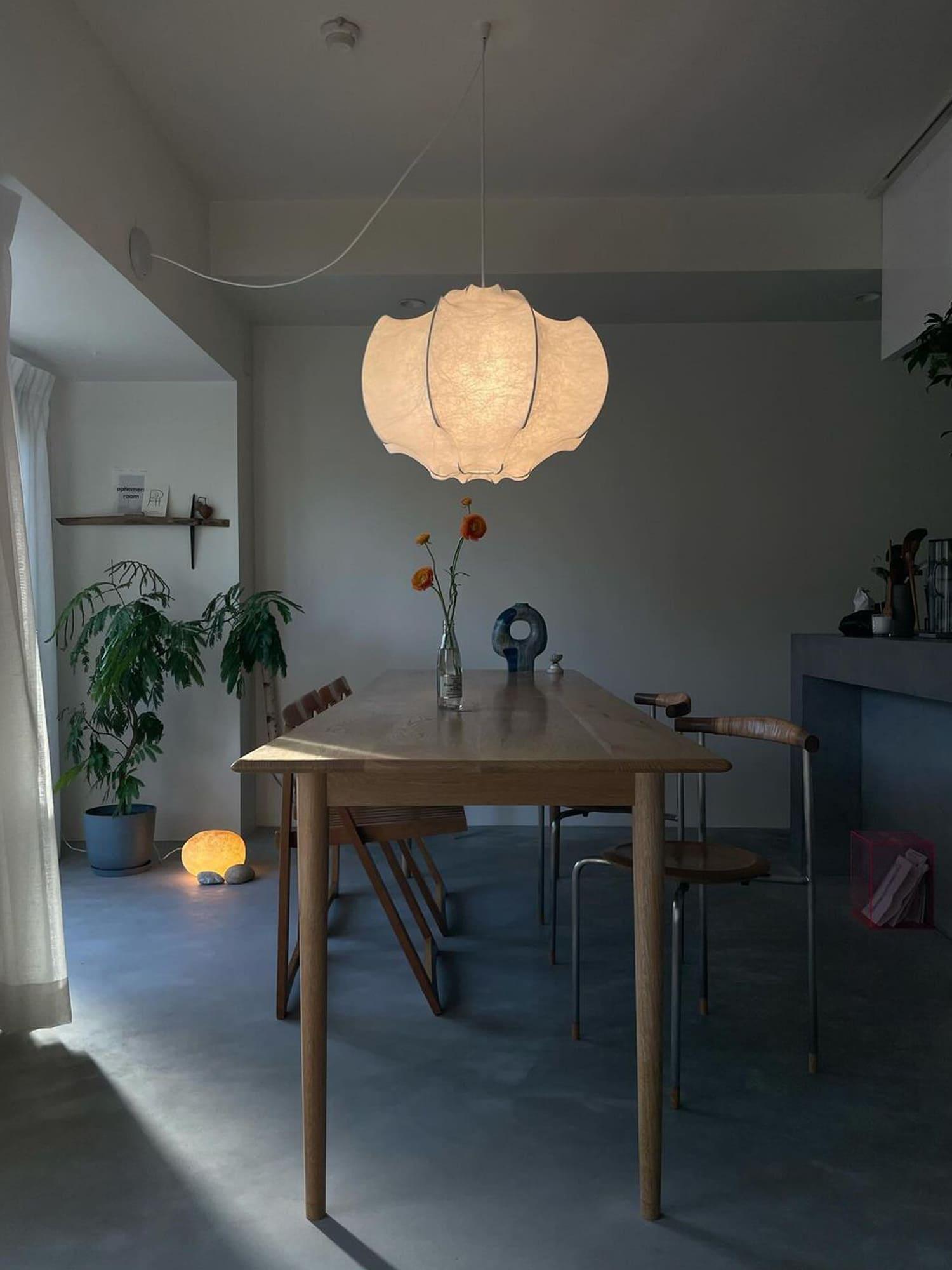Lotus Minimalist Silk Pendant Lamp - Letslighting