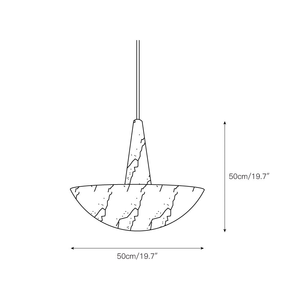 Nysilos Premium Nordic Alabaster Pendant Lamp - Letslighting