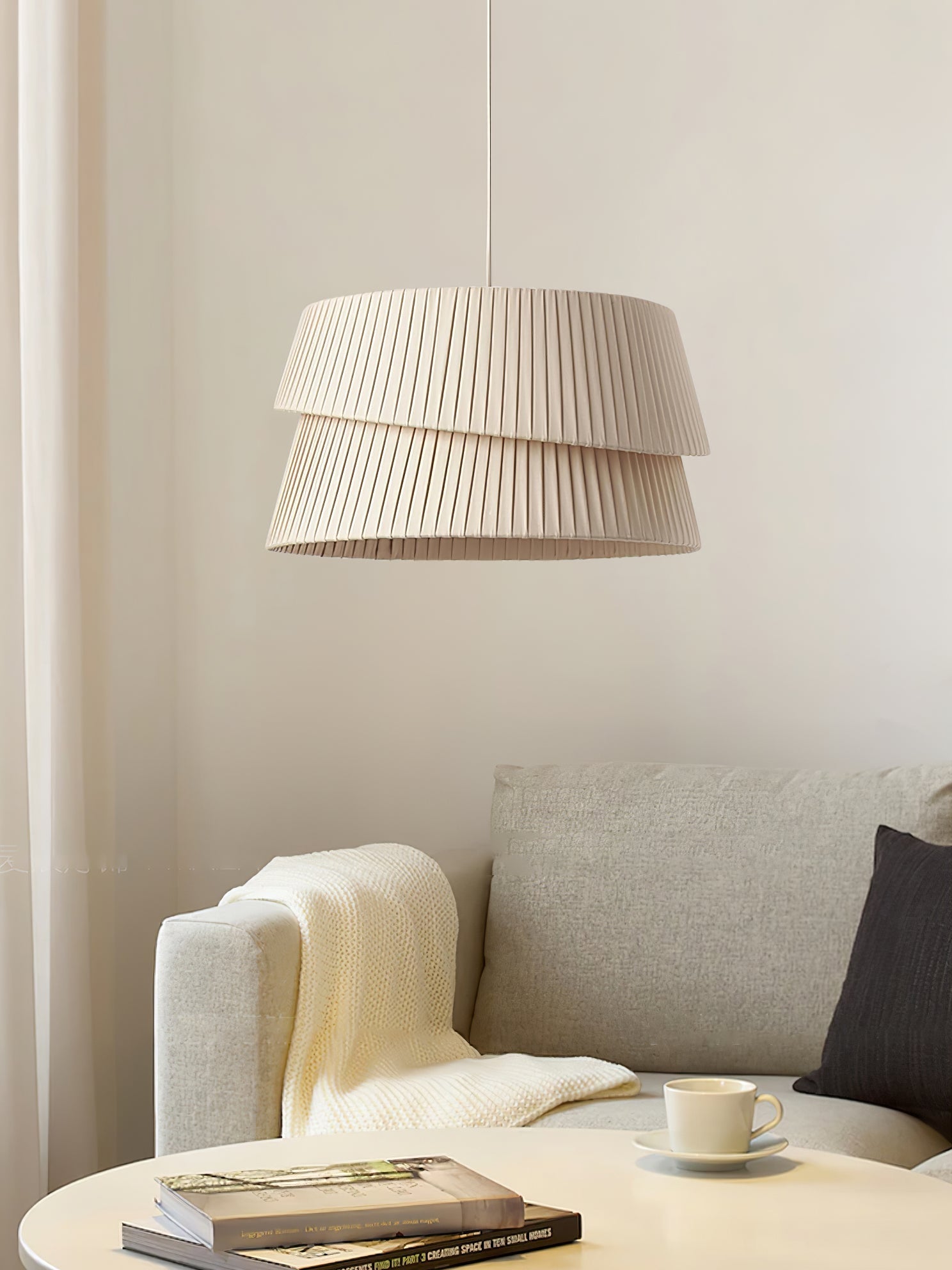 Ilira PremiumElegance Twist Fabric Pendant Lamp - Letslighting