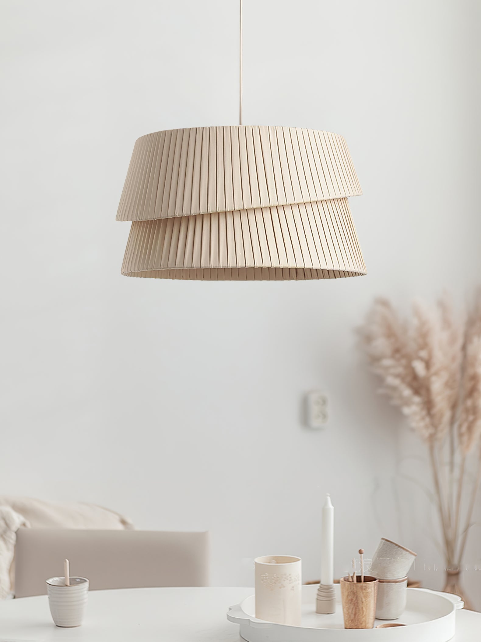 Ilira PremiumElegance Twist Fabric Pendant Lamp - Letslighting