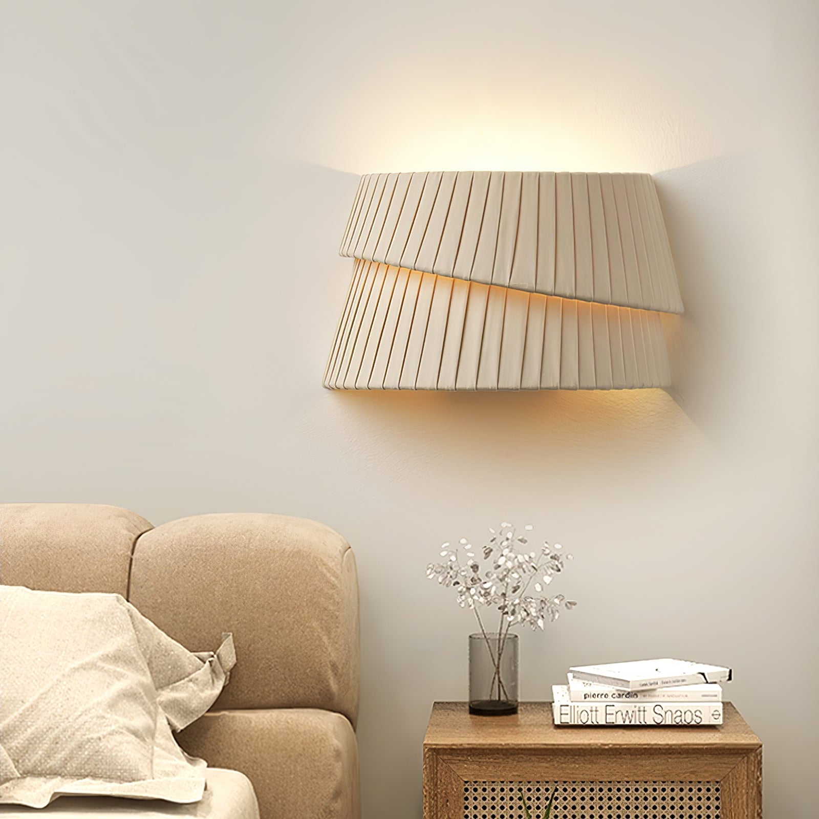 Cevelarae Premium Nordic Art Twist Fabric Wall Lamp - Letslighting