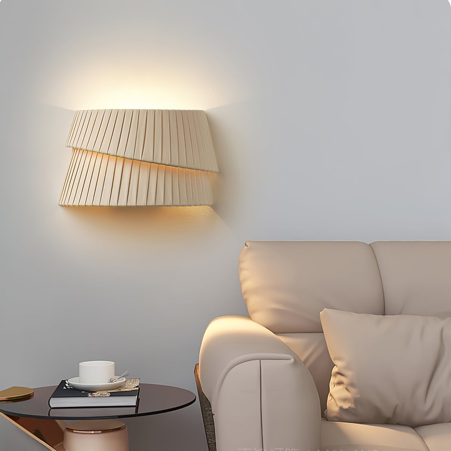 Cevelarae Premium Nordic Art Twist Fabric Wall Lamp - Letslighting
