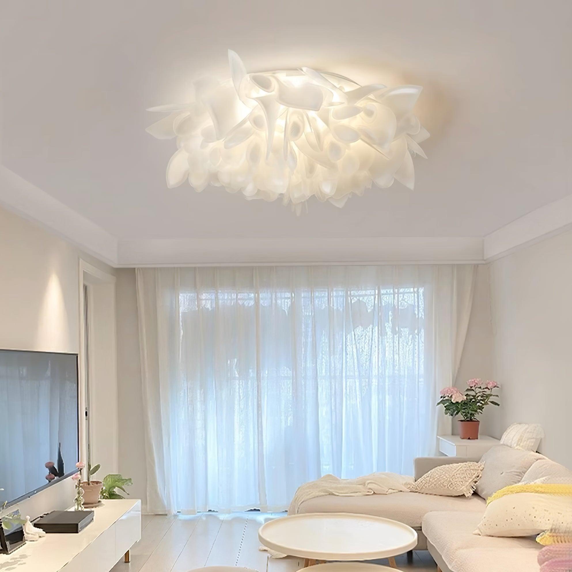 Ceiling Lamp Sculpted Petal Cluster Artistic Modern Statement - Letslighting