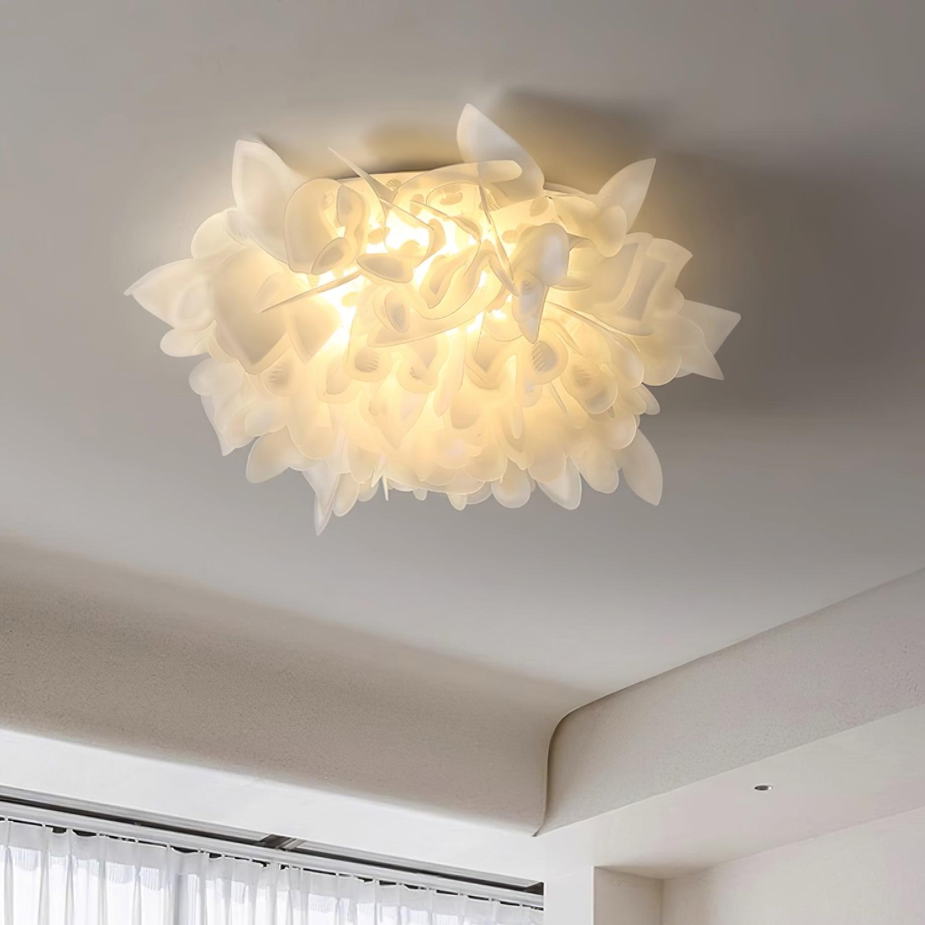 Ceiling Lamp Sculpted Petal Cluster Artistic Modern Statement - Letslighting