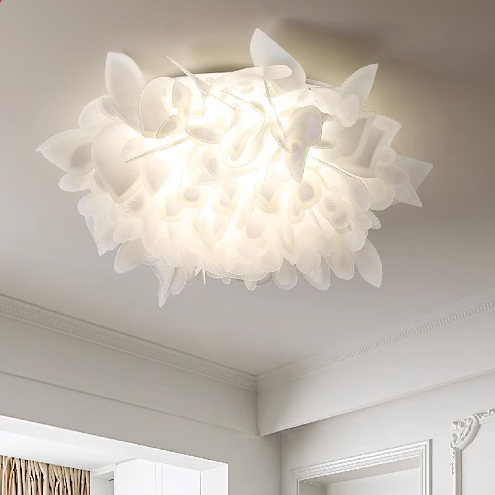Ceiling Lamp Sculpted Petal Cluster Artistic Modern Statement - Letslighting
