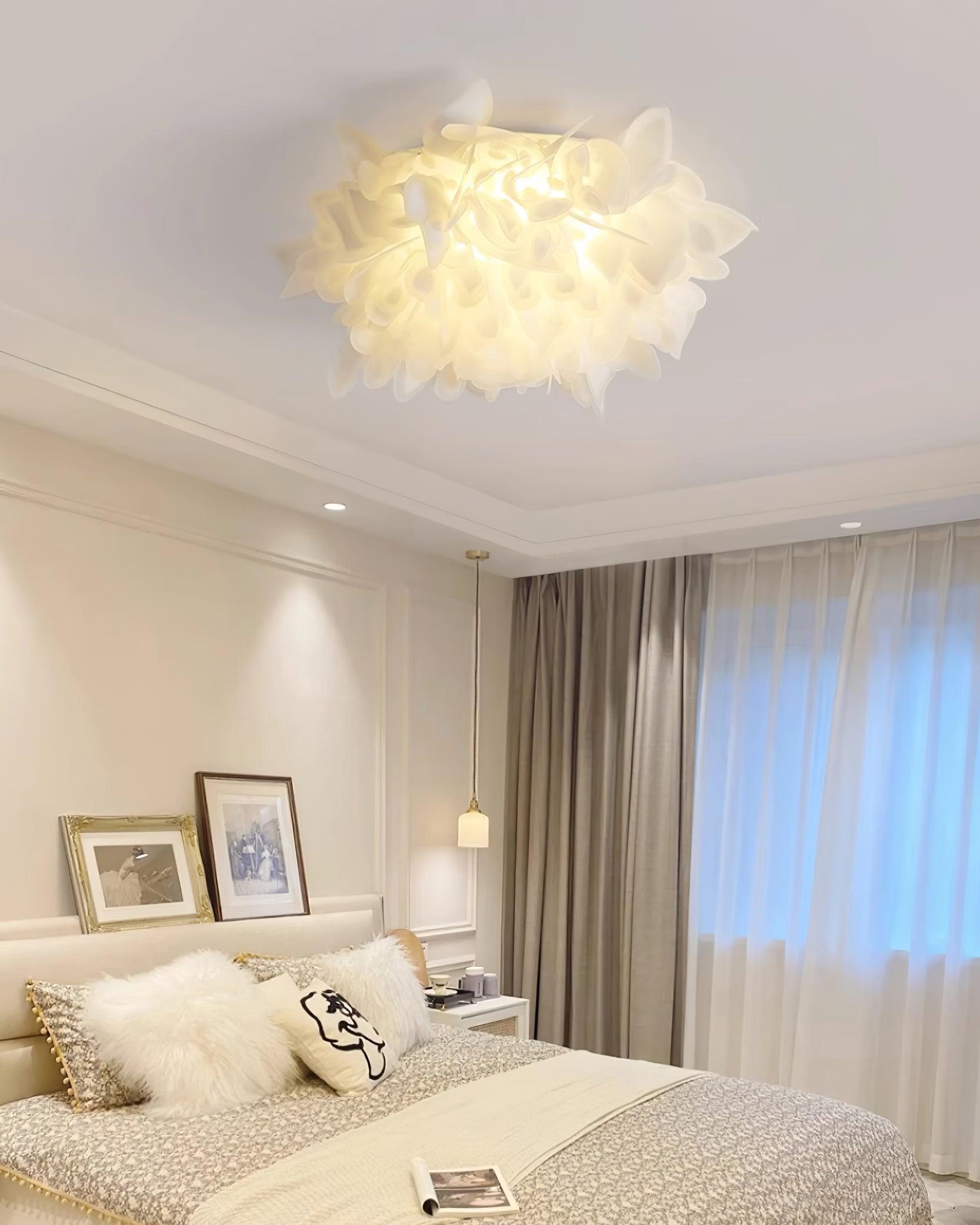 Ceiling Lamp Sculpted Petal Cluster Artistic Modern Statement - Letslighting