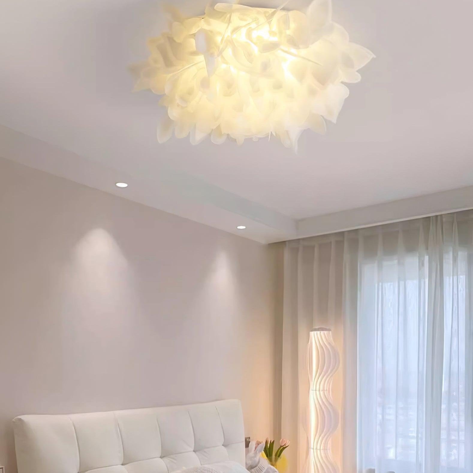 Ceiling Lamp Sculpted Petal Cluster Artistic Modern Statement - Letslighting