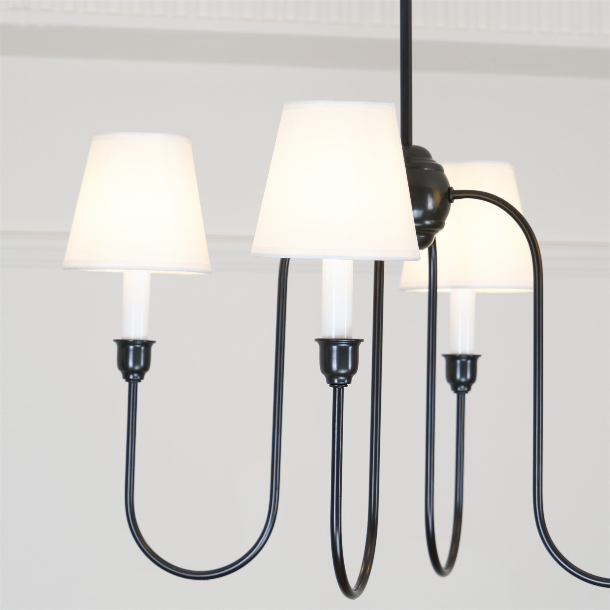 Silva Chandelier Luxury Brass Fabric - Letslighting