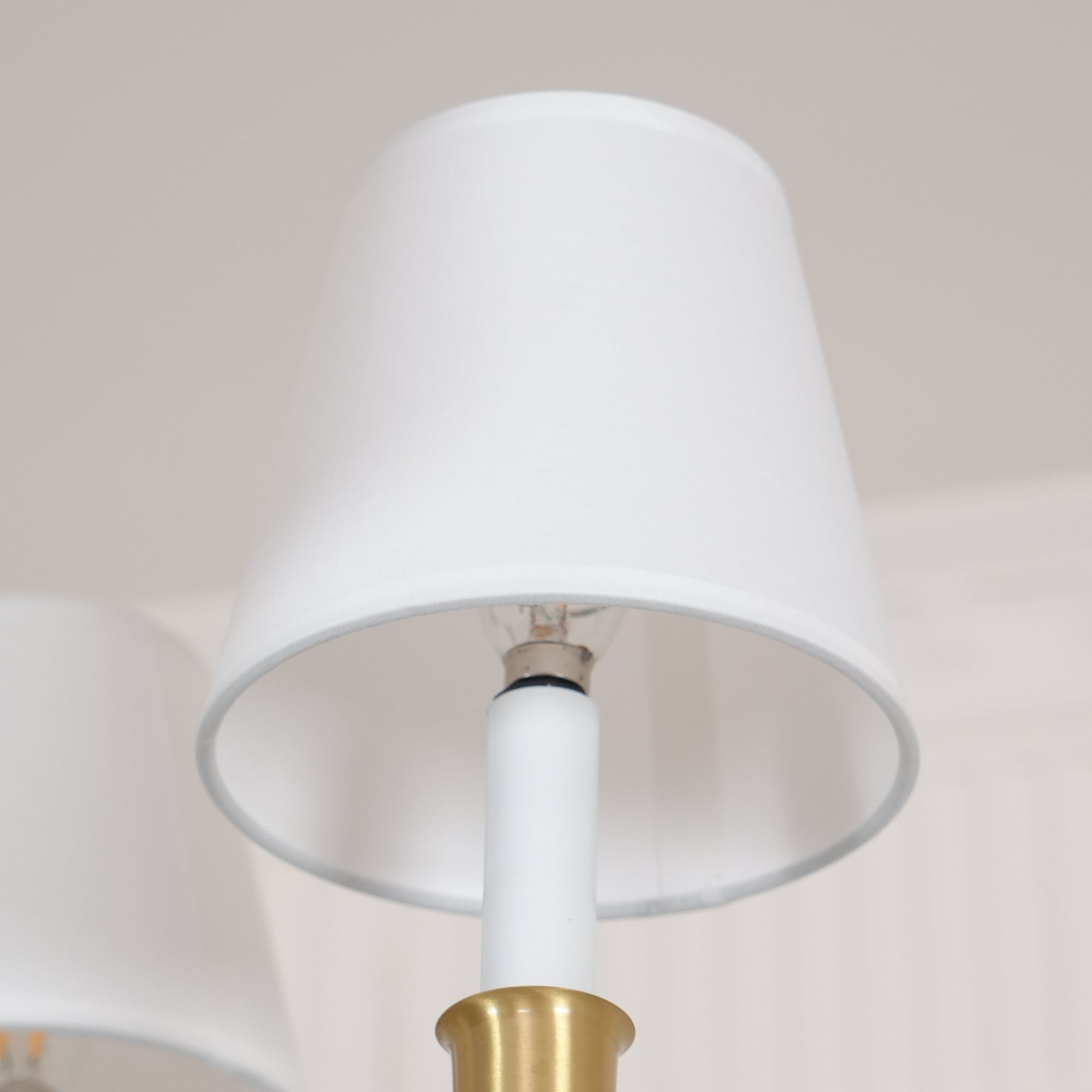 Silva Chandelier Luxury Brass Fabric - Letslighting