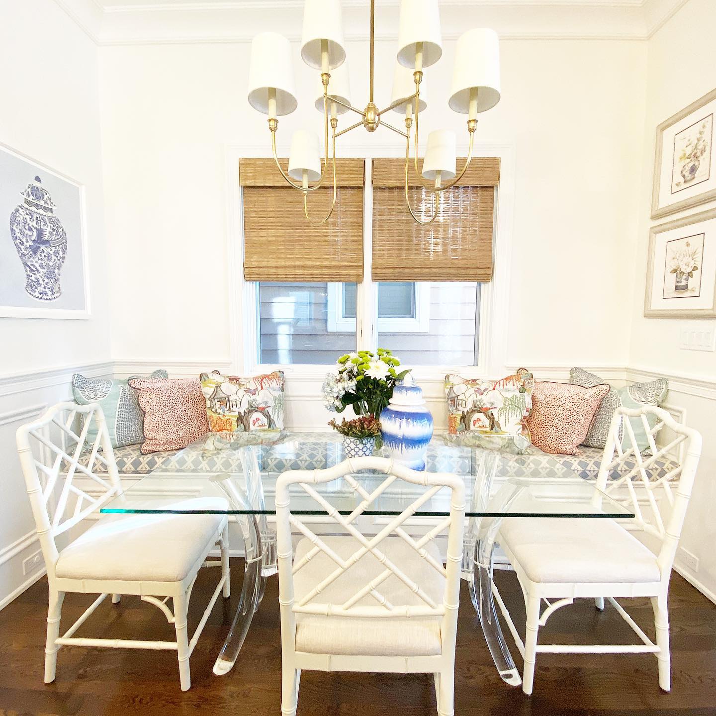 Silva Chandelier Luxury Brass Fabric - Letslighting