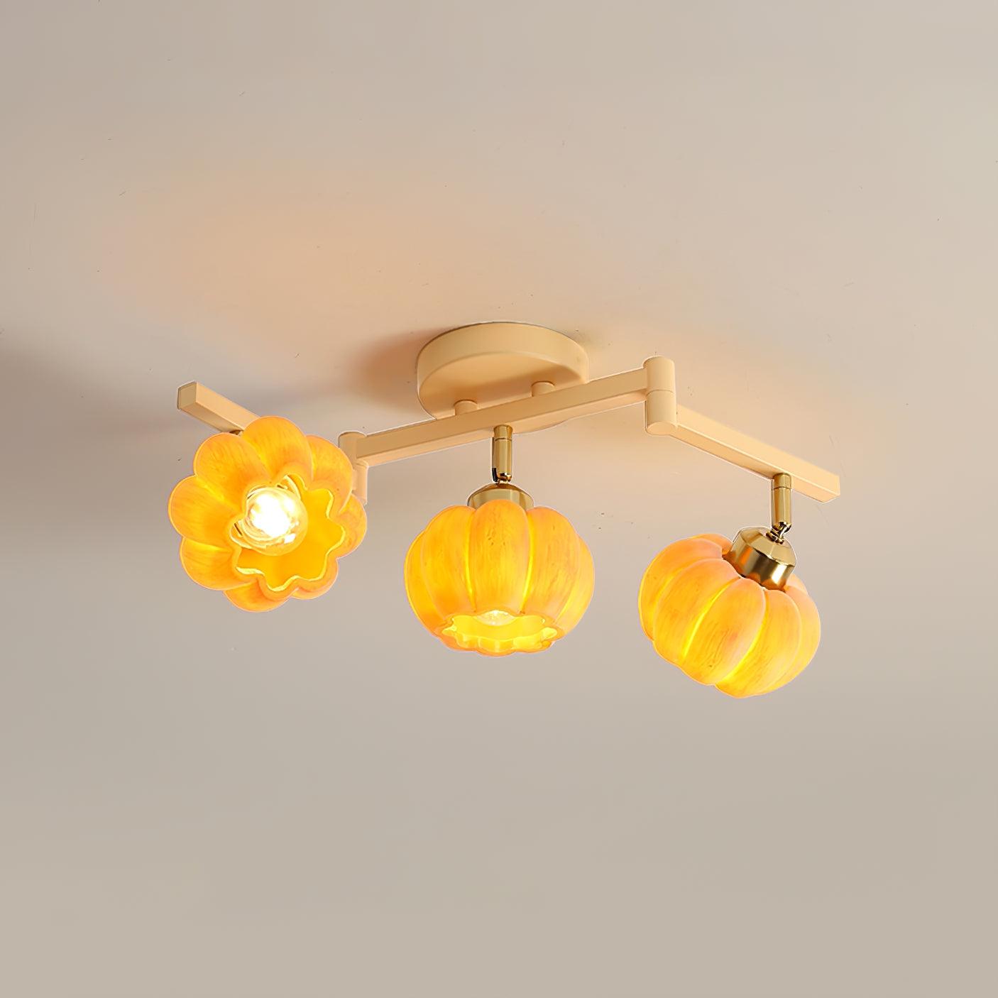 Pumpkin Ceiling Light Multi Head - Letslighting