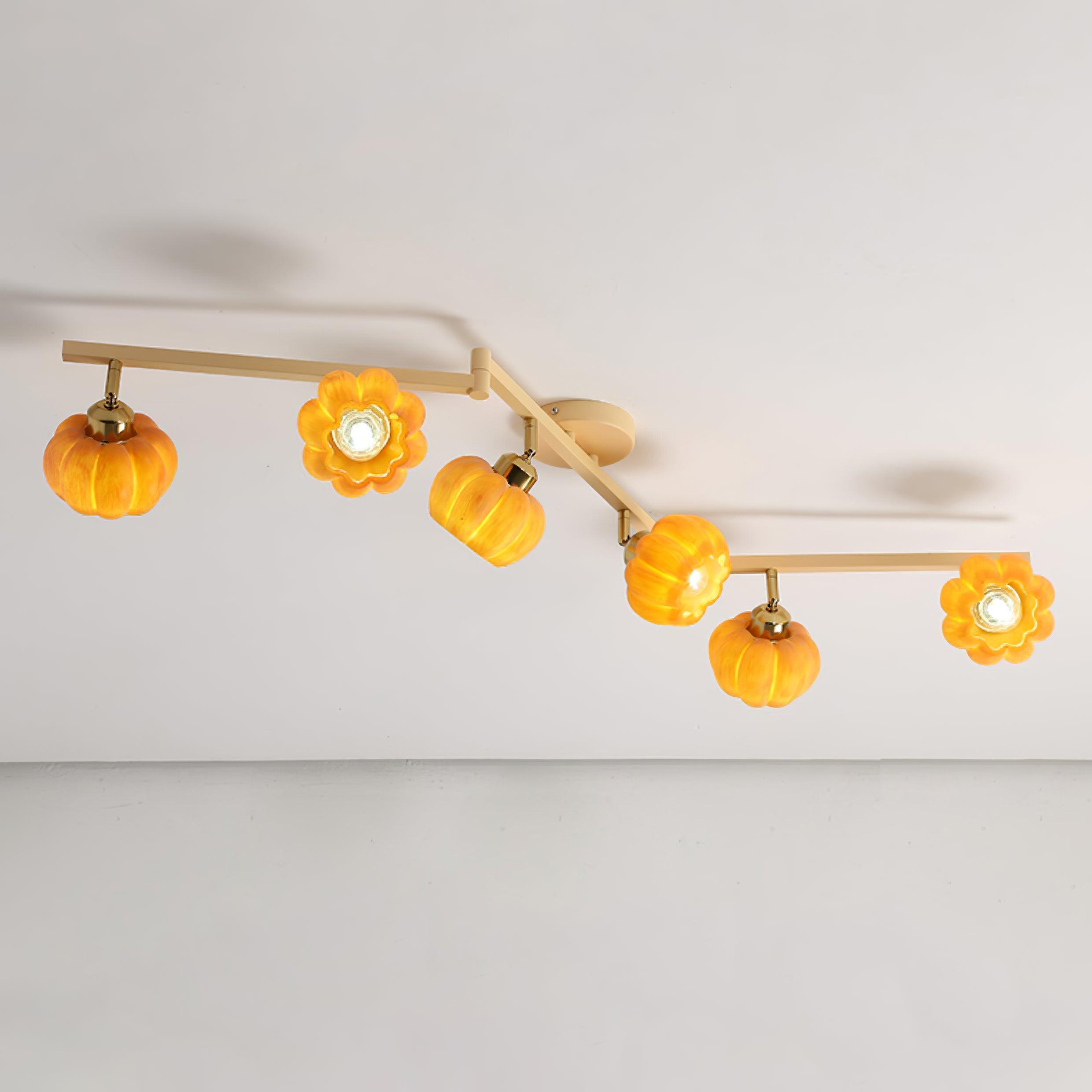 Pumpkin Ceiling Light Multi Head - Letslighting
