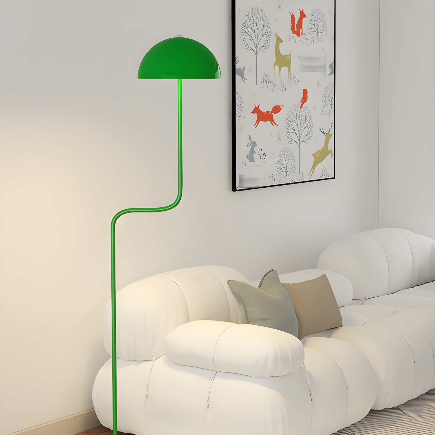 Narain Glass Minimalist Floor Lamp - Letslighting