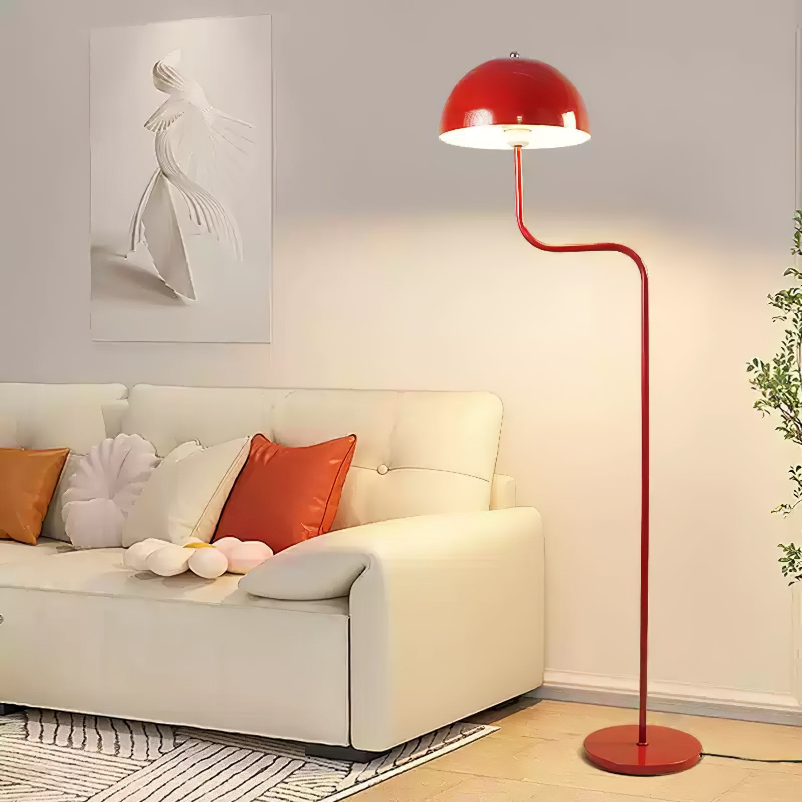 Narain Glass Minimalist Floor Lamp - Letslighting
