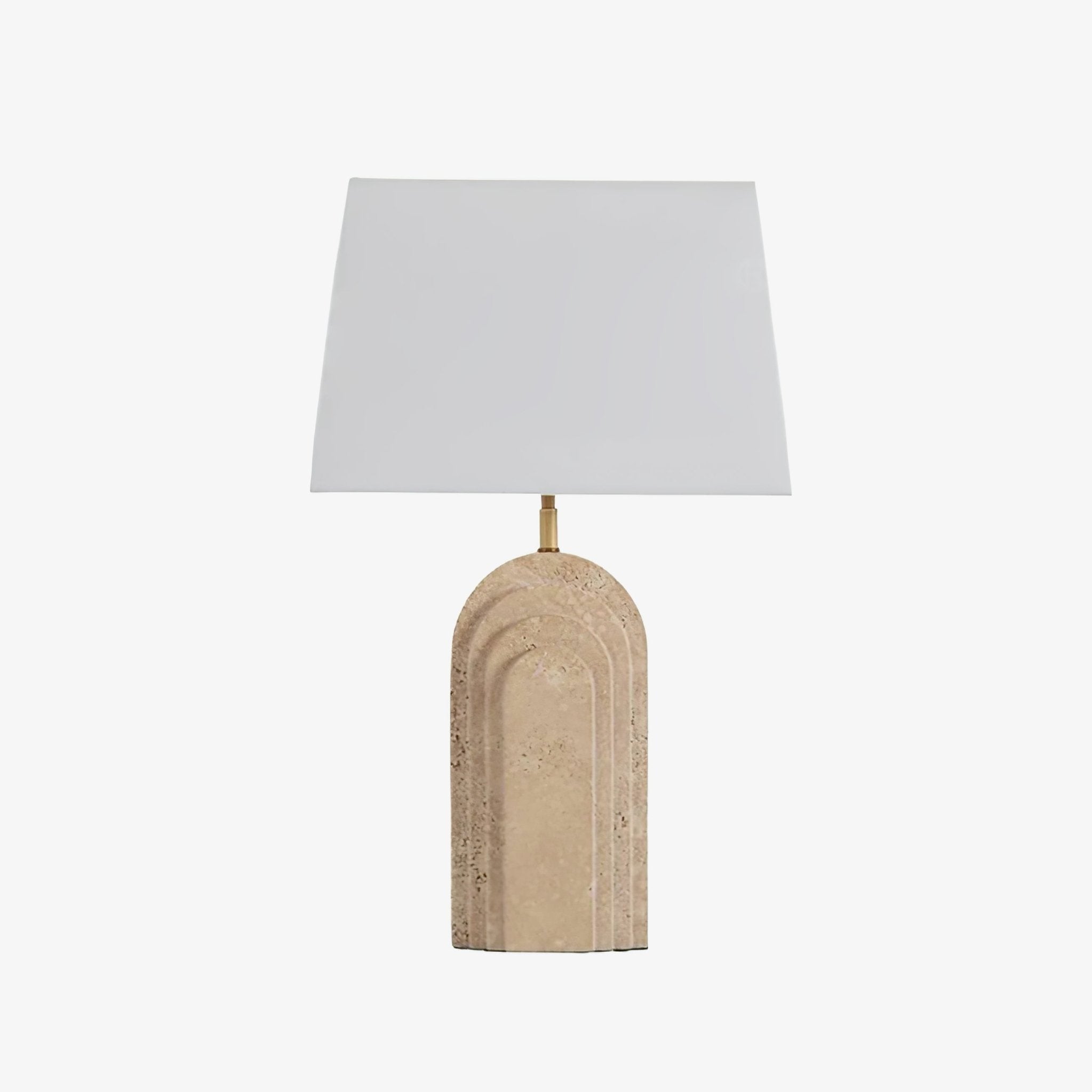 Livia Travertine Table Lamp - Letslighting
