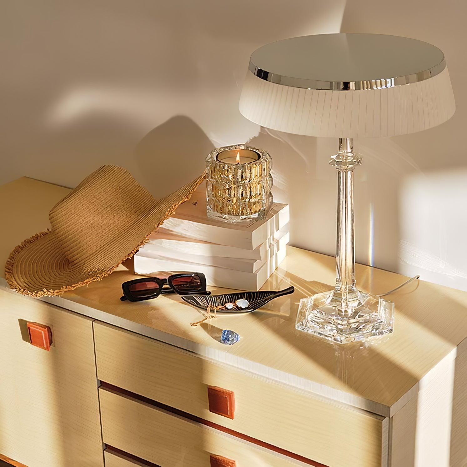 Haloza Fabric Luxurious Table Lamp - Letslighting