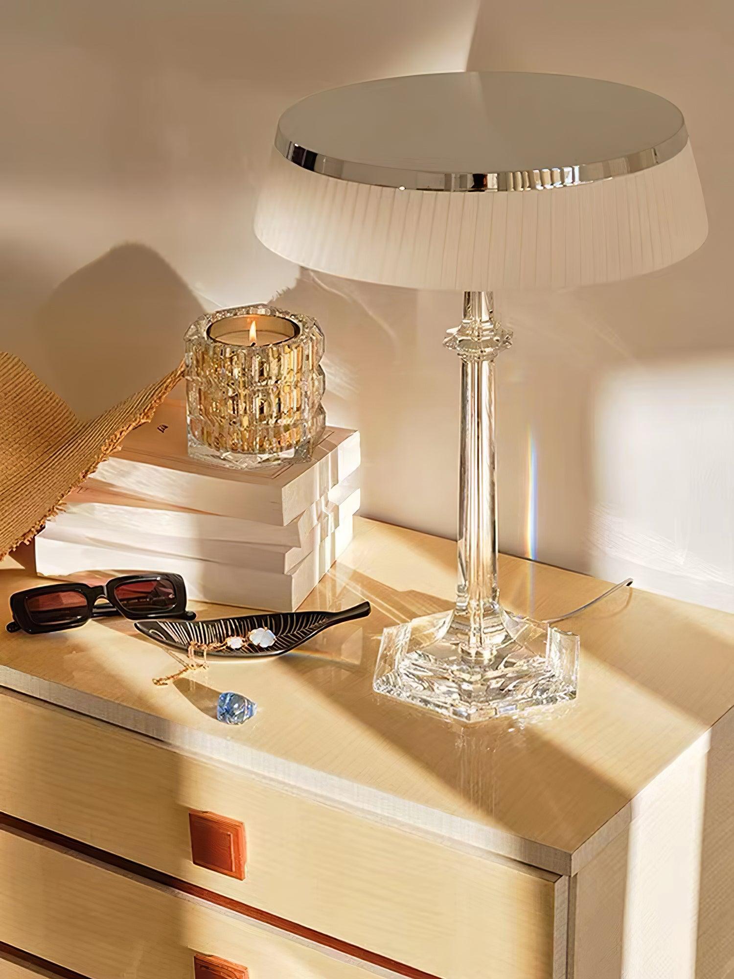 Haloza Fabric Luxurious Table Lamp - Letslighting