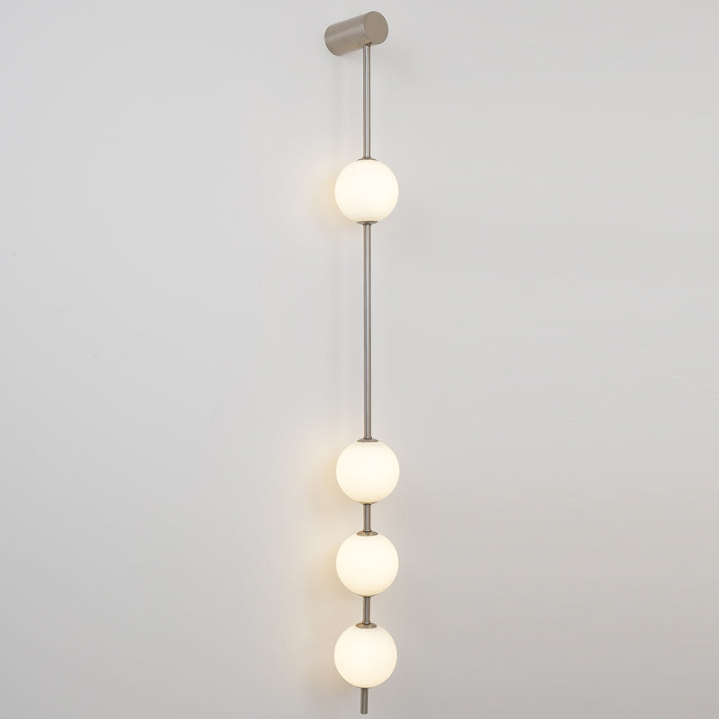 Lustra Wall Lamp Vertical Balls Brass - Letslighting