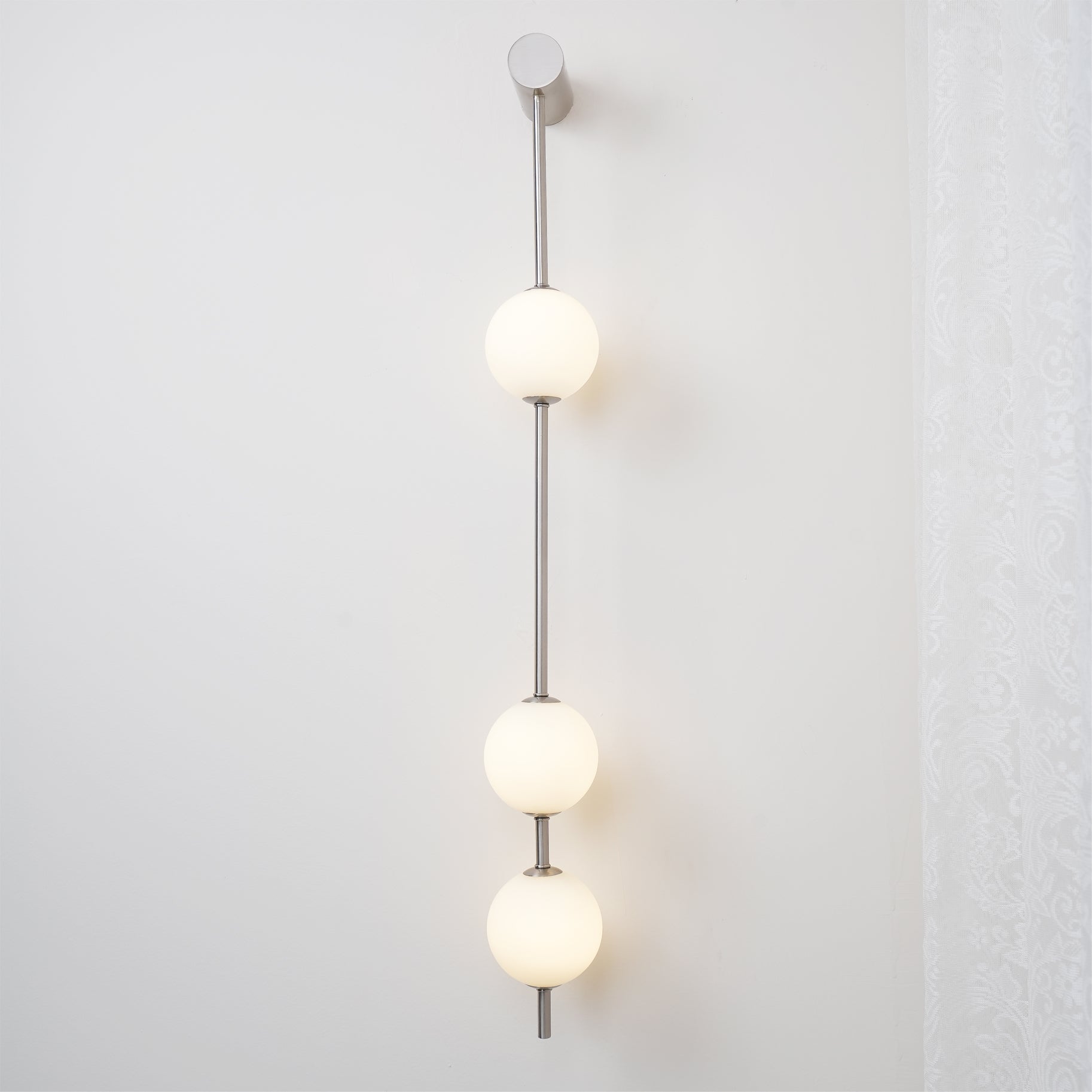 Lustra Wall Lamp Vertical Balls Brass - Letslighting