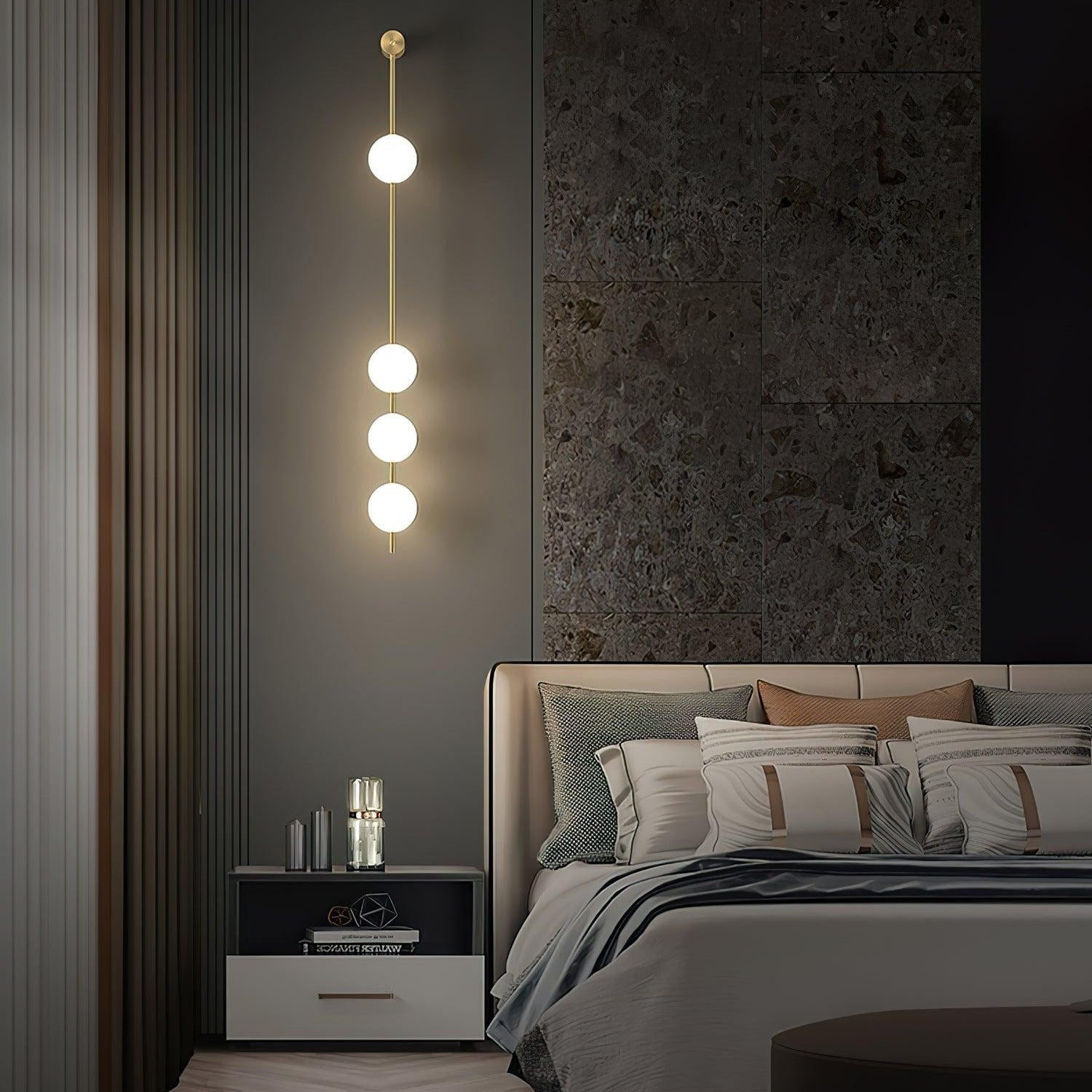 Valentina Vertical Balls Wall Lamp - Letslighting