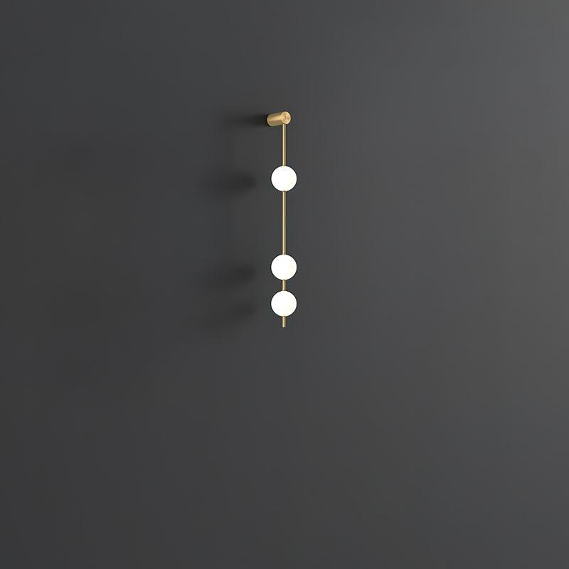 Lustra Wall Lamp Vertical Balls Brass - Letslighting