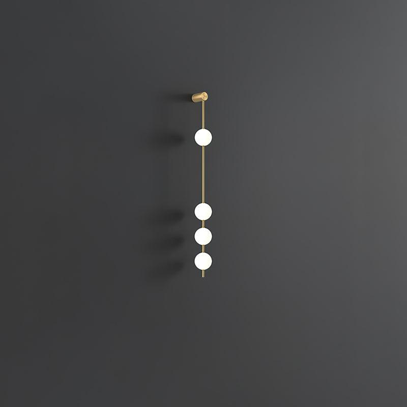Lustra Wall Lamp Vertical Balls Brass - Letslighting